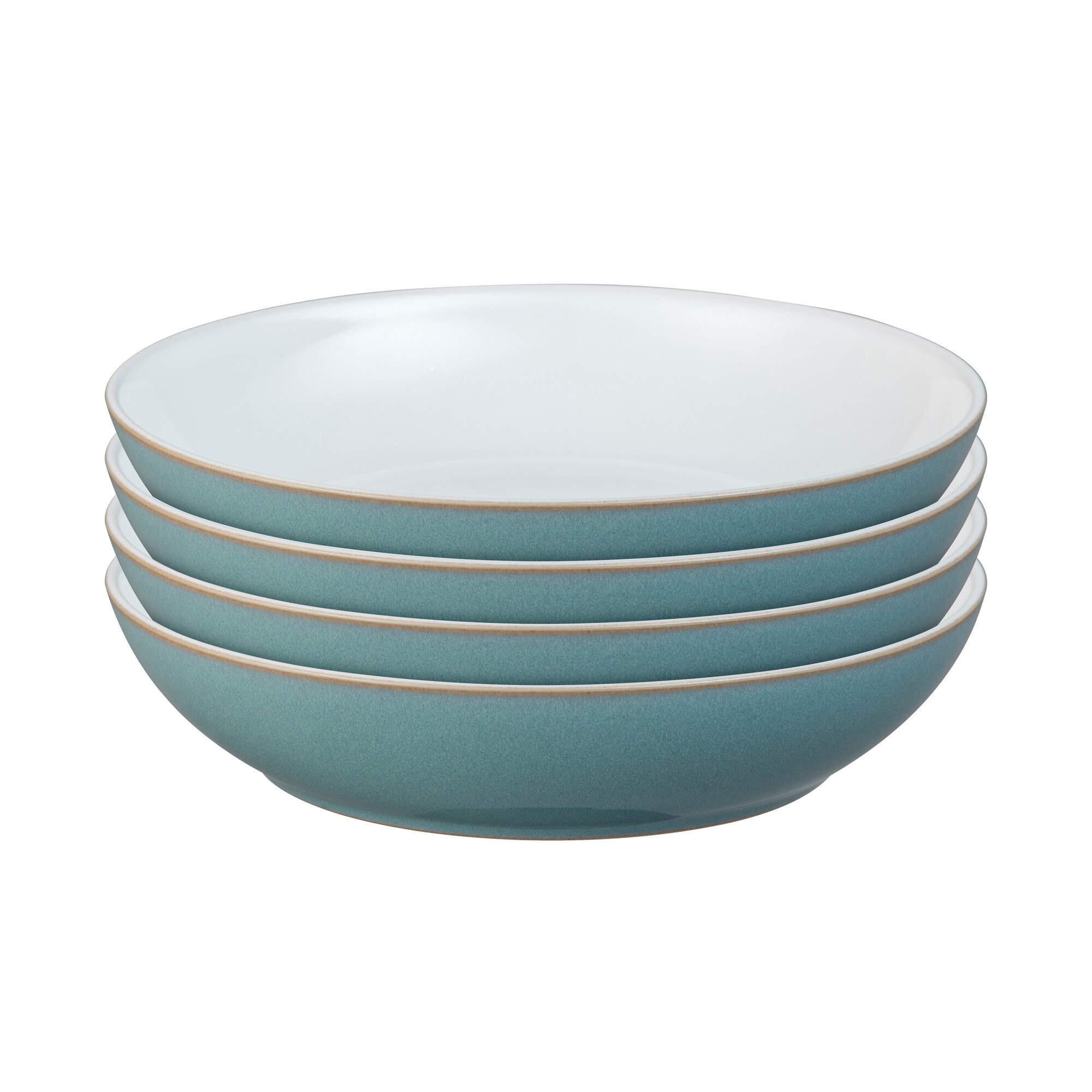Product photograph of Azure 4 Piece Pasta Bowl Set from Denby Retail Ltd