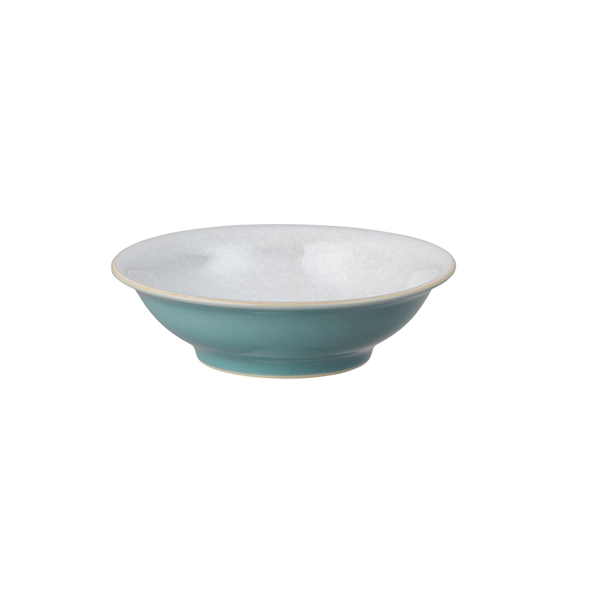 Product photograph of Elements Fern Green Small Shallow Bowl from Denby Retail Ltd