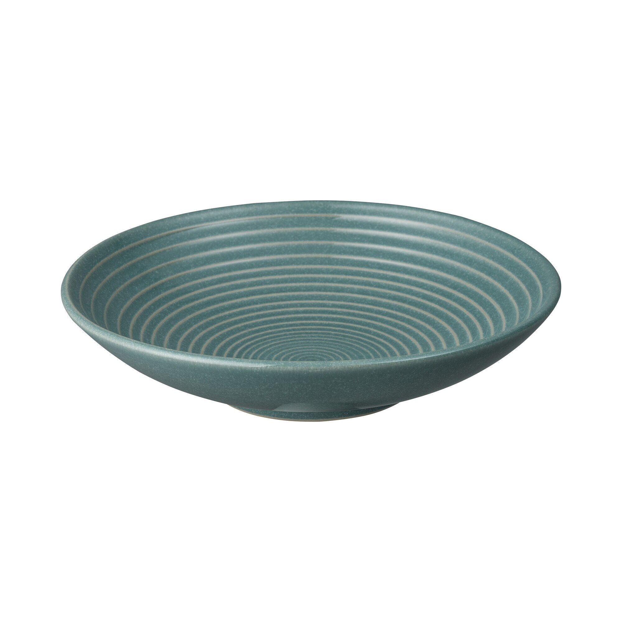 Product photograph of Quartz Jade Medium Ridged Bowl from Denby Retail Ltd