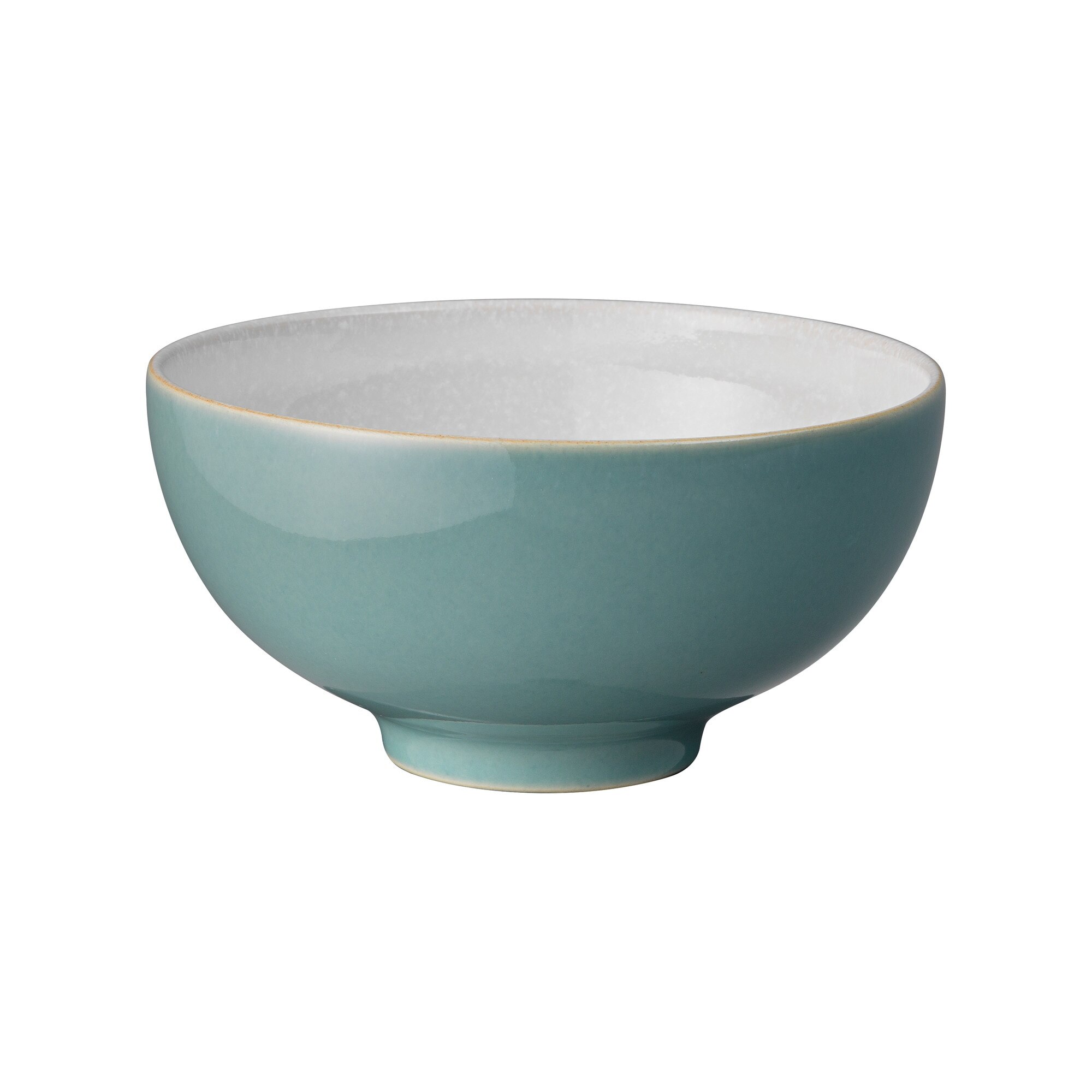 Product photograph of Elements Fern Green Rice Bowl from Denby Retail Ltd