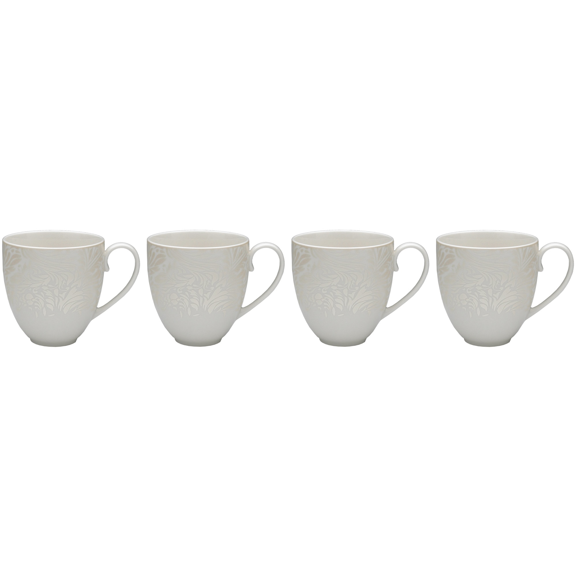 Product photograph of Monsoon Lucille Gold Large Mug Set Of 4 from Denby Retail Ltd