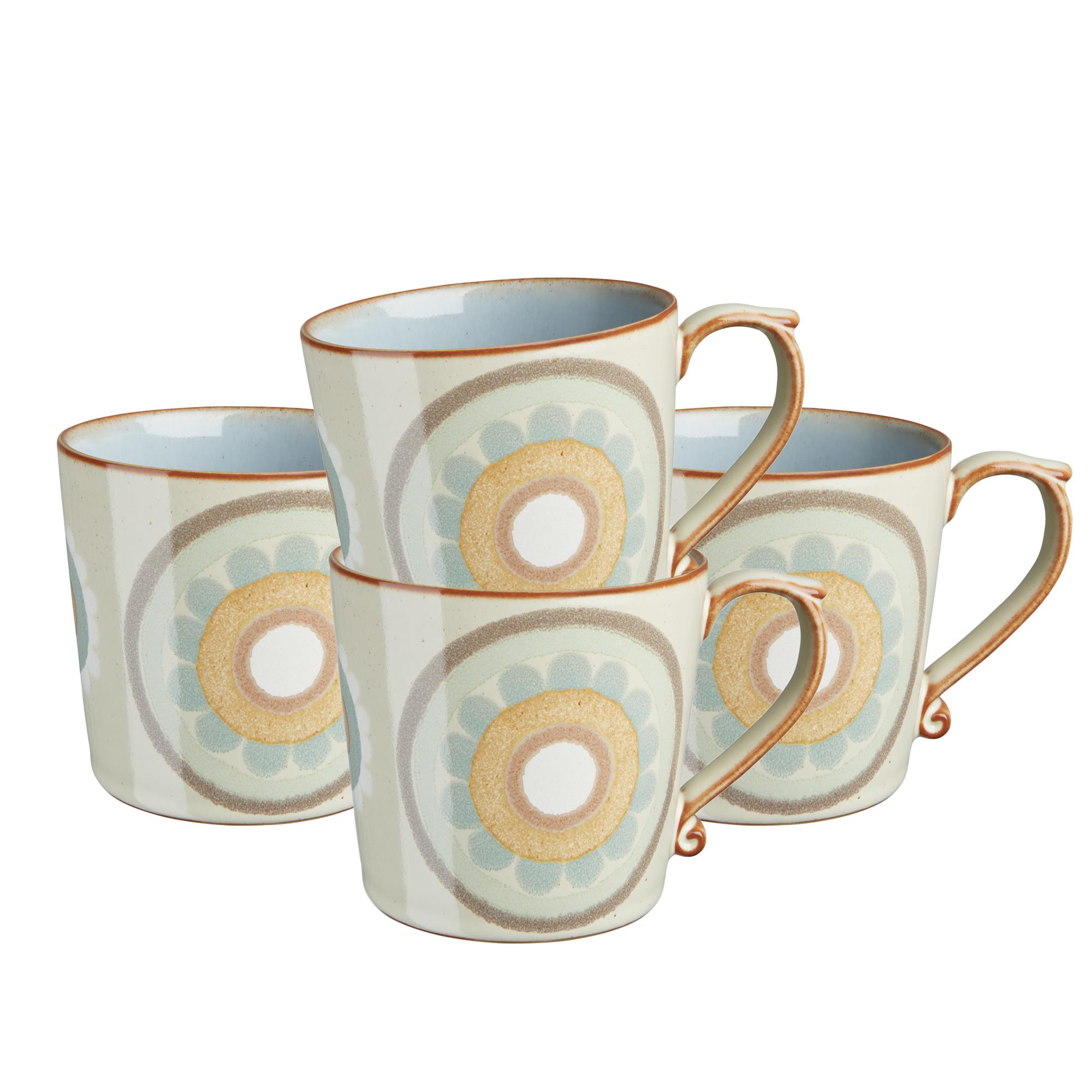 Heritage Terrace Set of 4 Accent Mugs