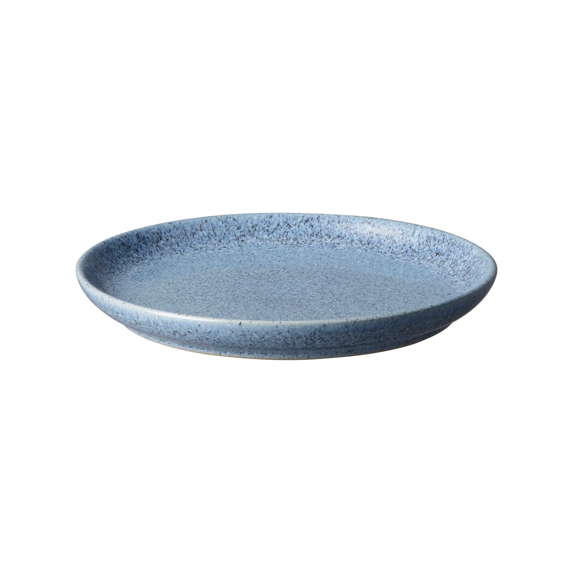 Product photograph of Studio Blue Flint Small Coupe Plate from Denby Retail Ltd