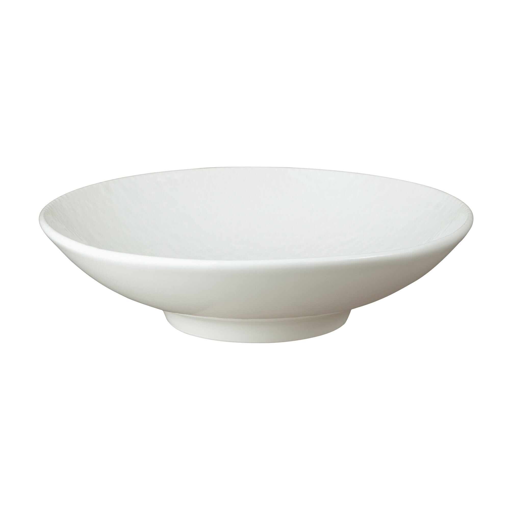 Product photograph of Porcelain Carve White Pasta Bowl Seconds from Denby Retail Ltd
