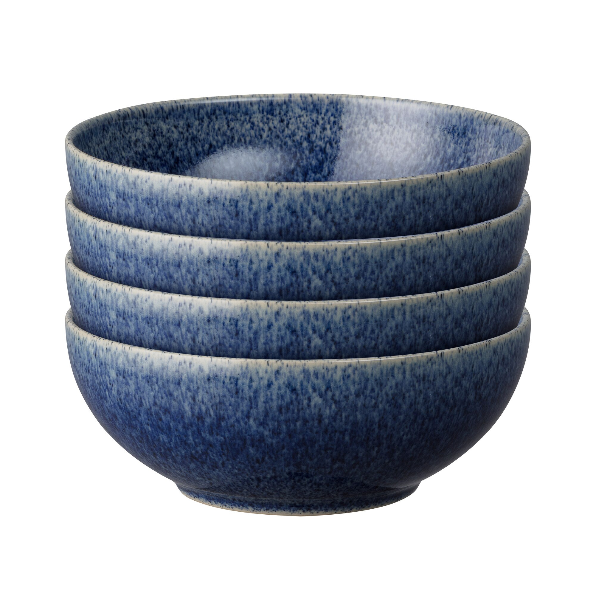 Product photograph of Studio Blue Cobalt Set Of 4 Cereal Bowls from Denby Retail Ltd
