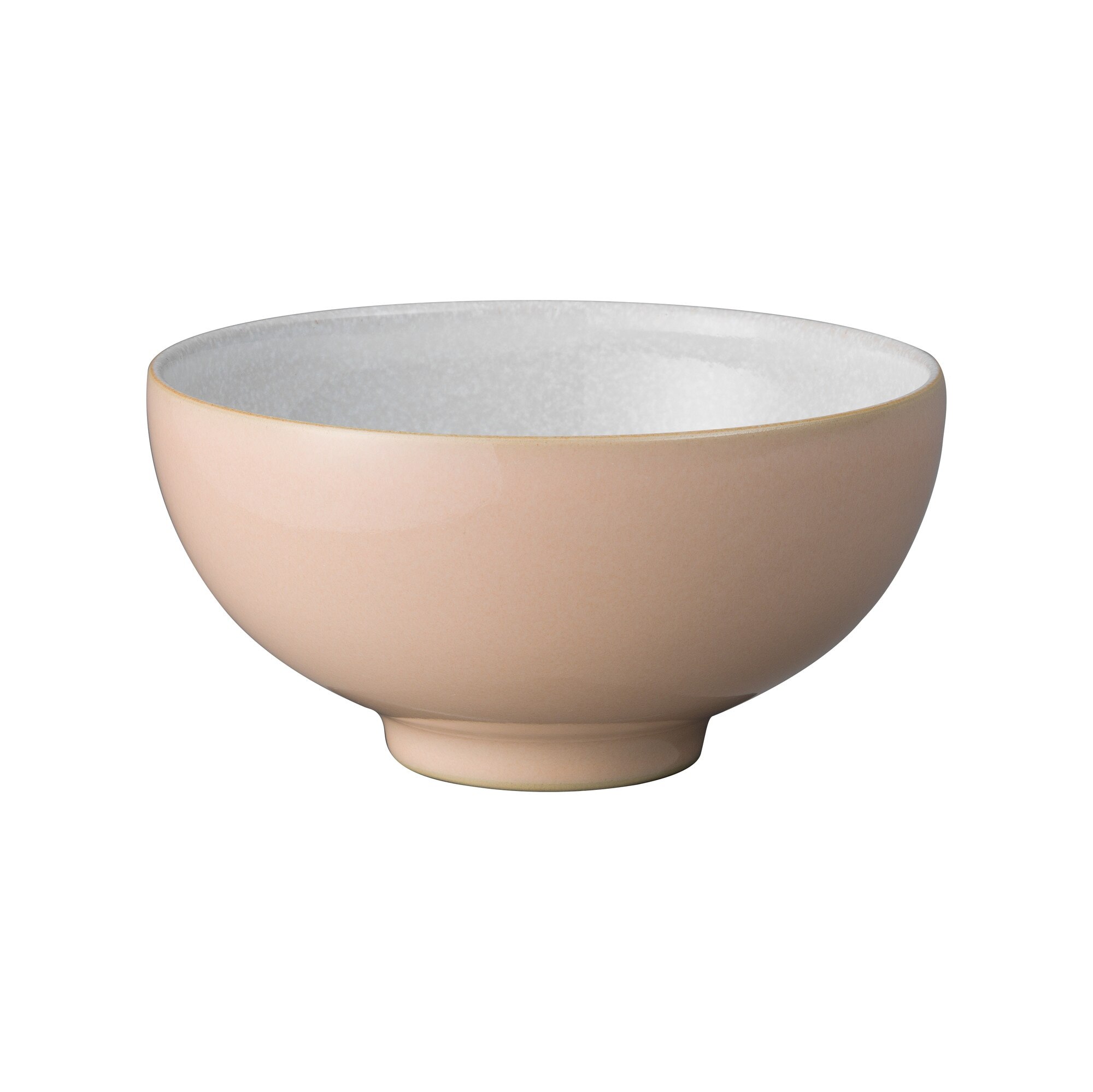 Product photograph of Elements Shell Peach Rice Bowl from Denby Retail Ltd
