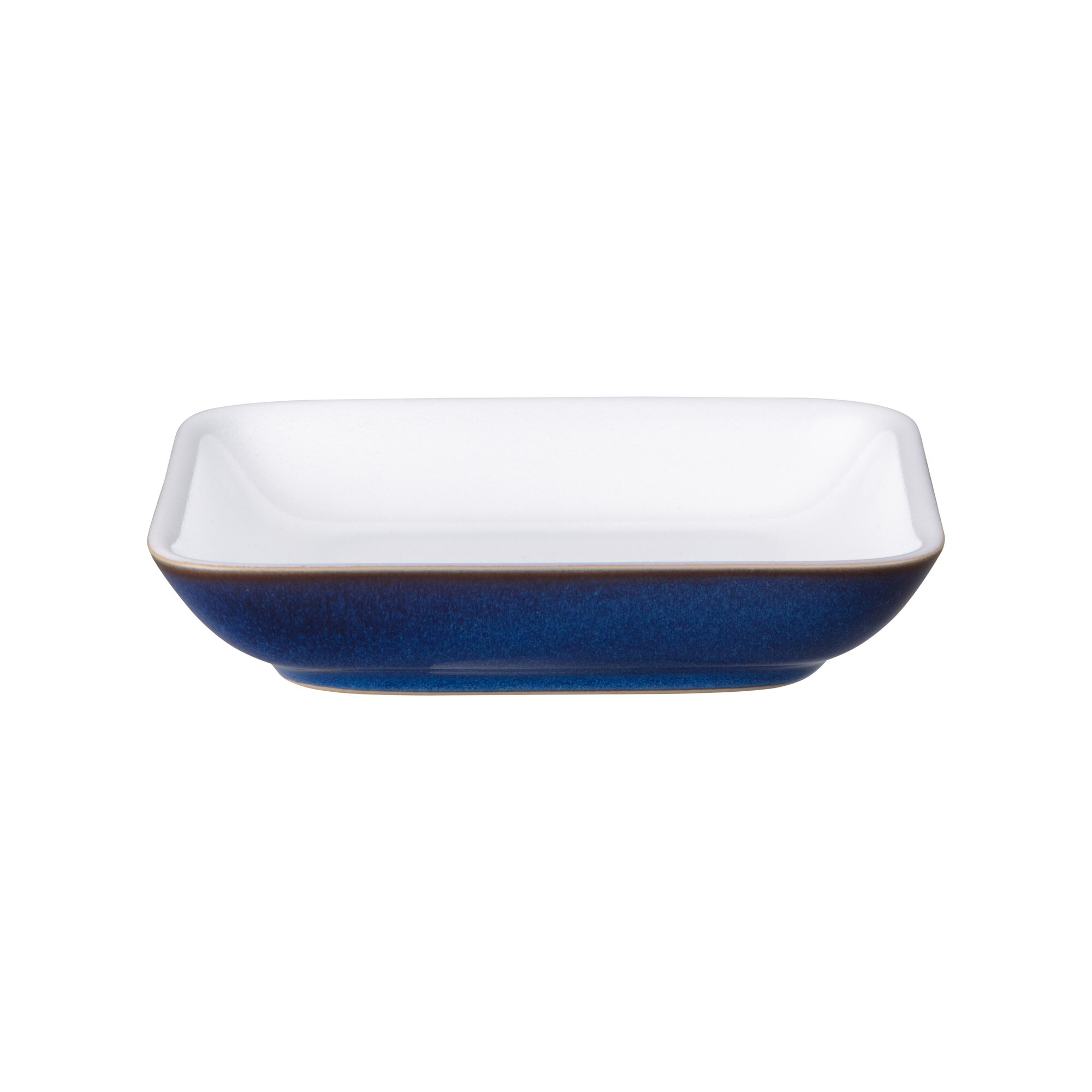 Product photograph of Imperial Blue Small Square Plate from Denby Retail Ltd
