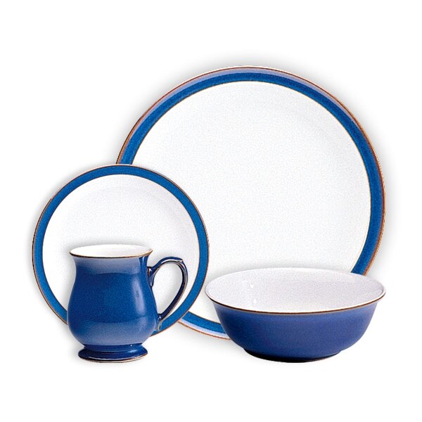 Product photograph of Imperial Blue 4 Piece Set from Denby Retail Ltd