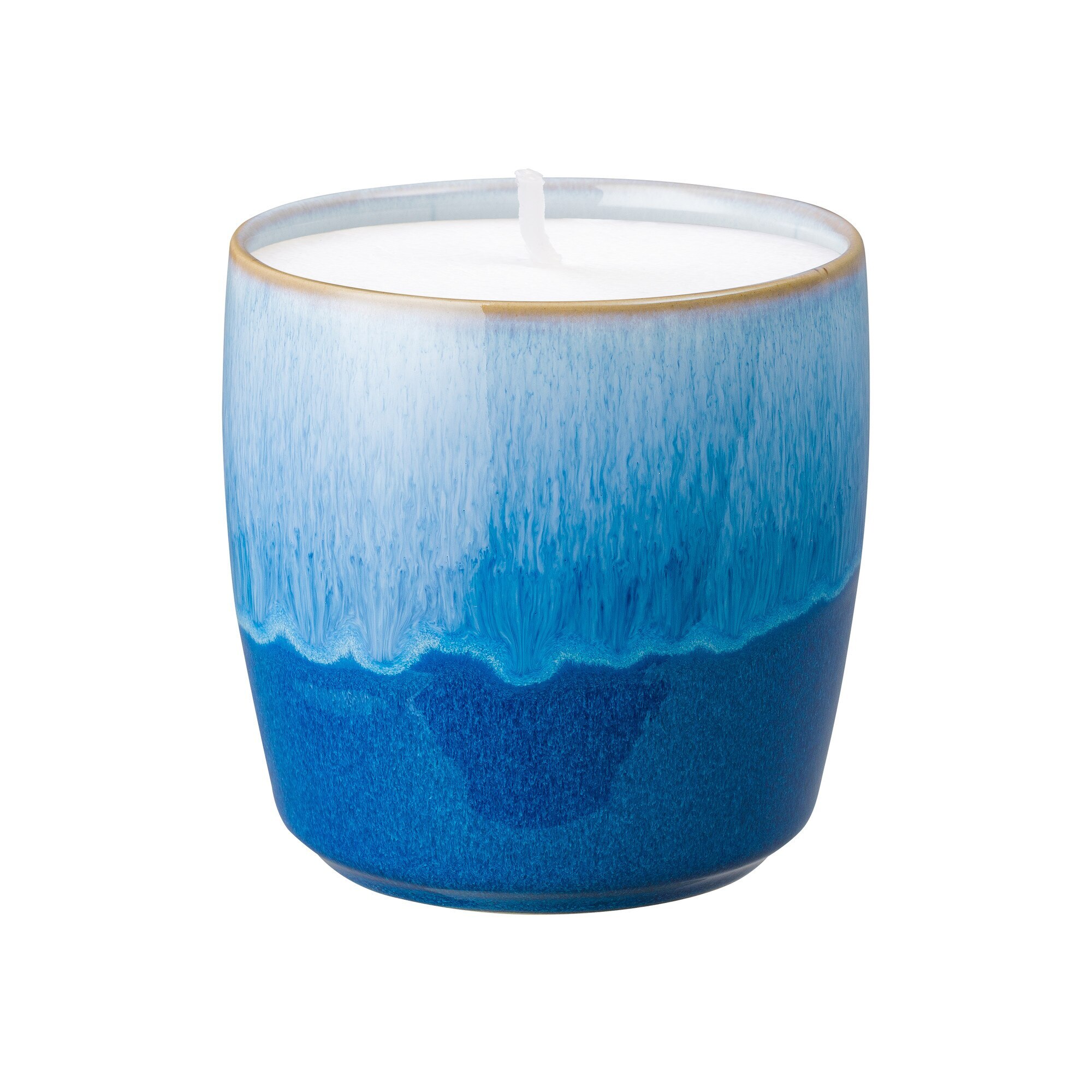 Blue Haze Ceramic Candle Pot