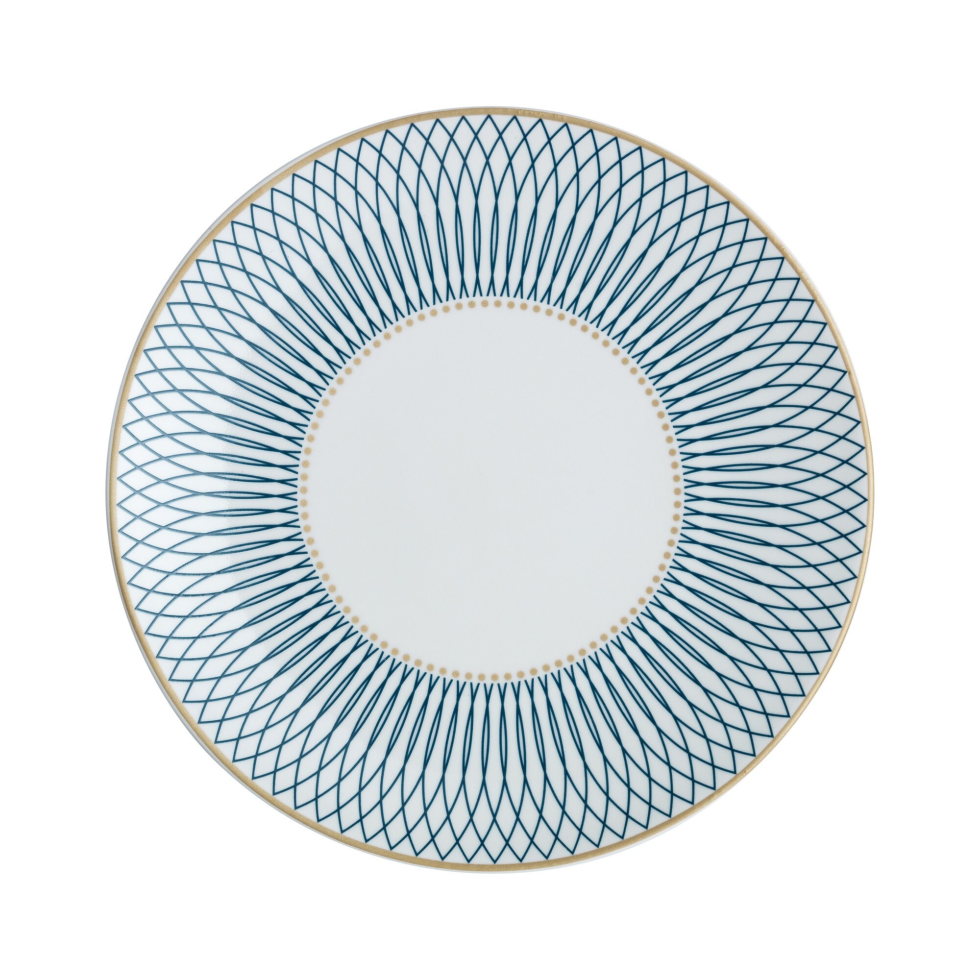 Product photograph of Porcelain Modern Deco Medium Plate from Denby Retail Ltd