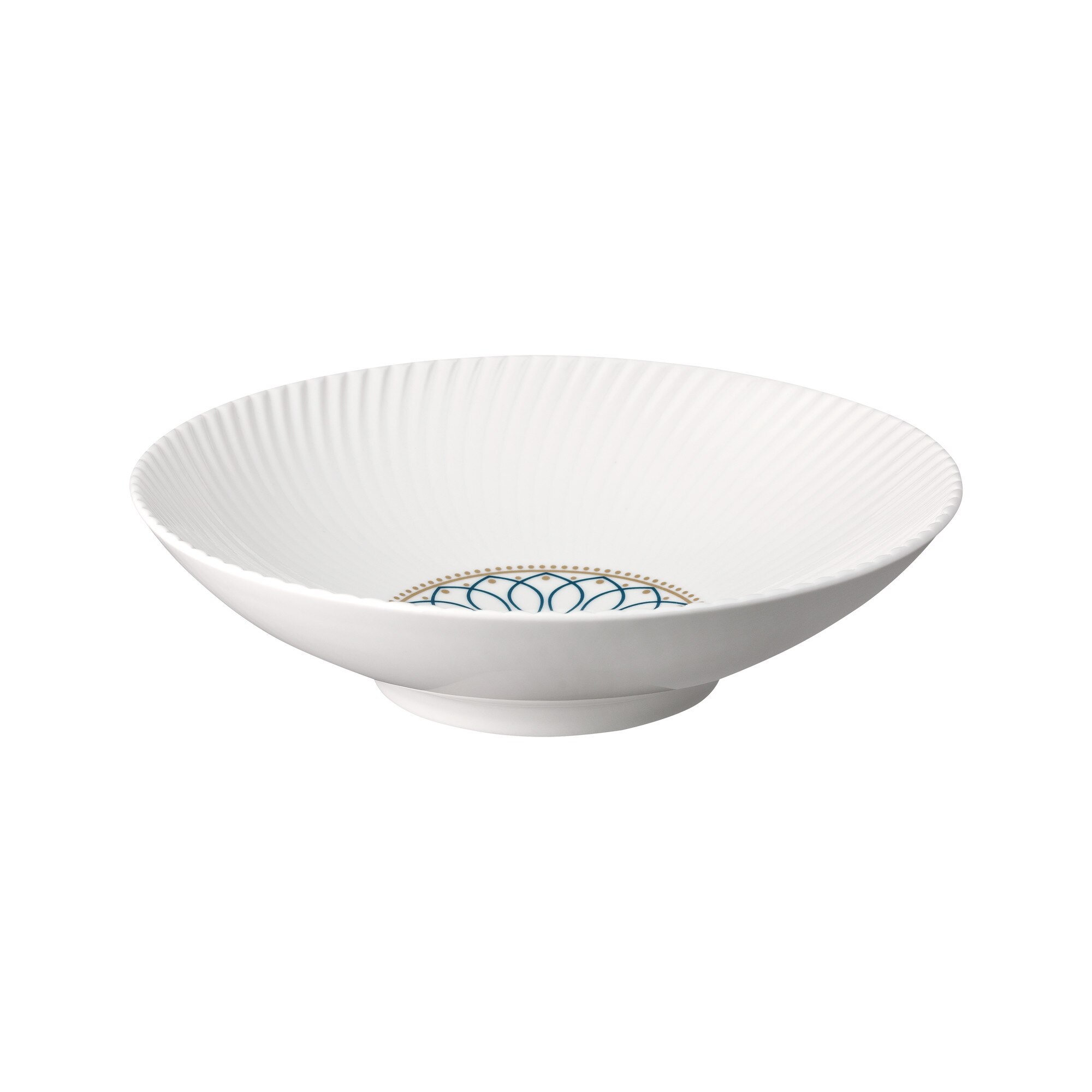 Product photograph of Porcelain Modern Deco Pasta Bowl from Denby Retail Ltd