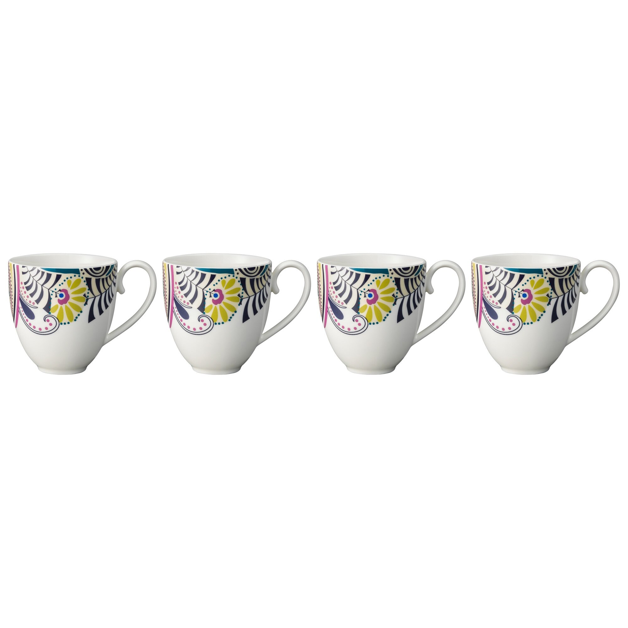 Product photograph of Monsoon Cosmic Large Mug Set Of 4 from Denby Retail Ltd