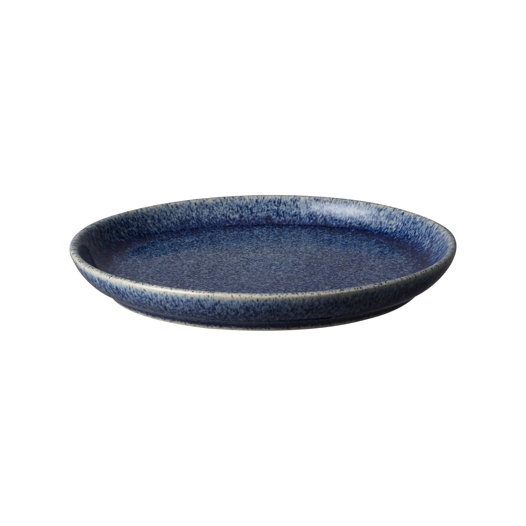 Product photograph of Studio Blue Cobalt Small Coupe Plate from Denby Retail Ltd