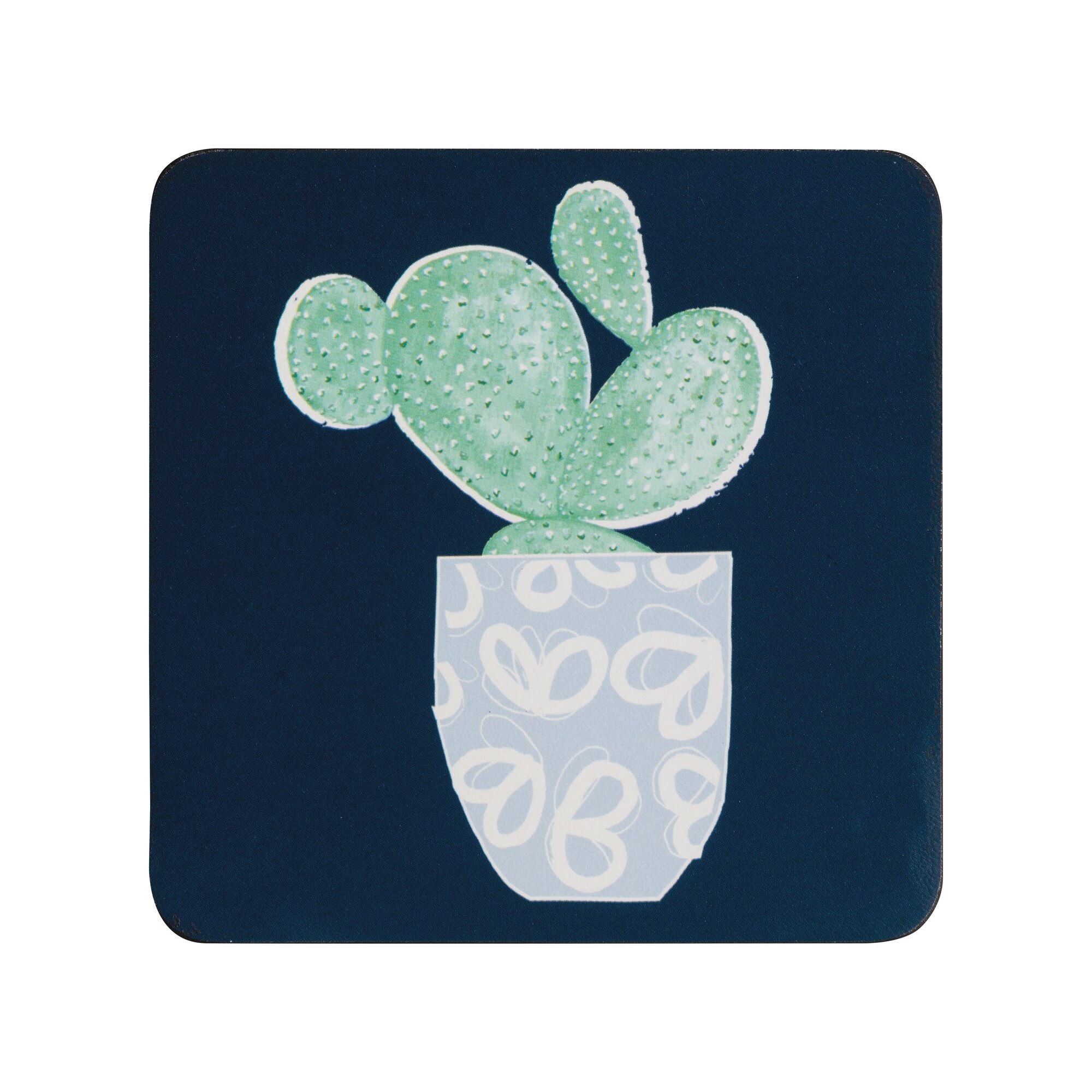 Product photograph of Denby Cacti Coasters Pack Of 6 from Denby Retail Ltd