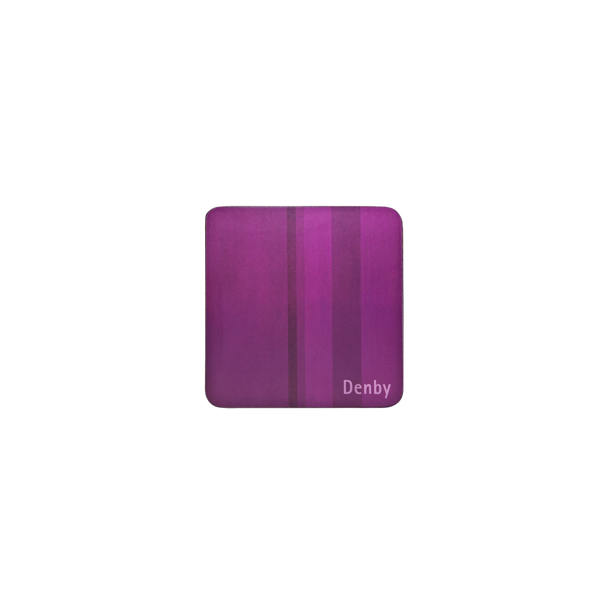 Product photograph of 4pc Colours Violet Coasters - No Packaging from Denby Retail Ltd