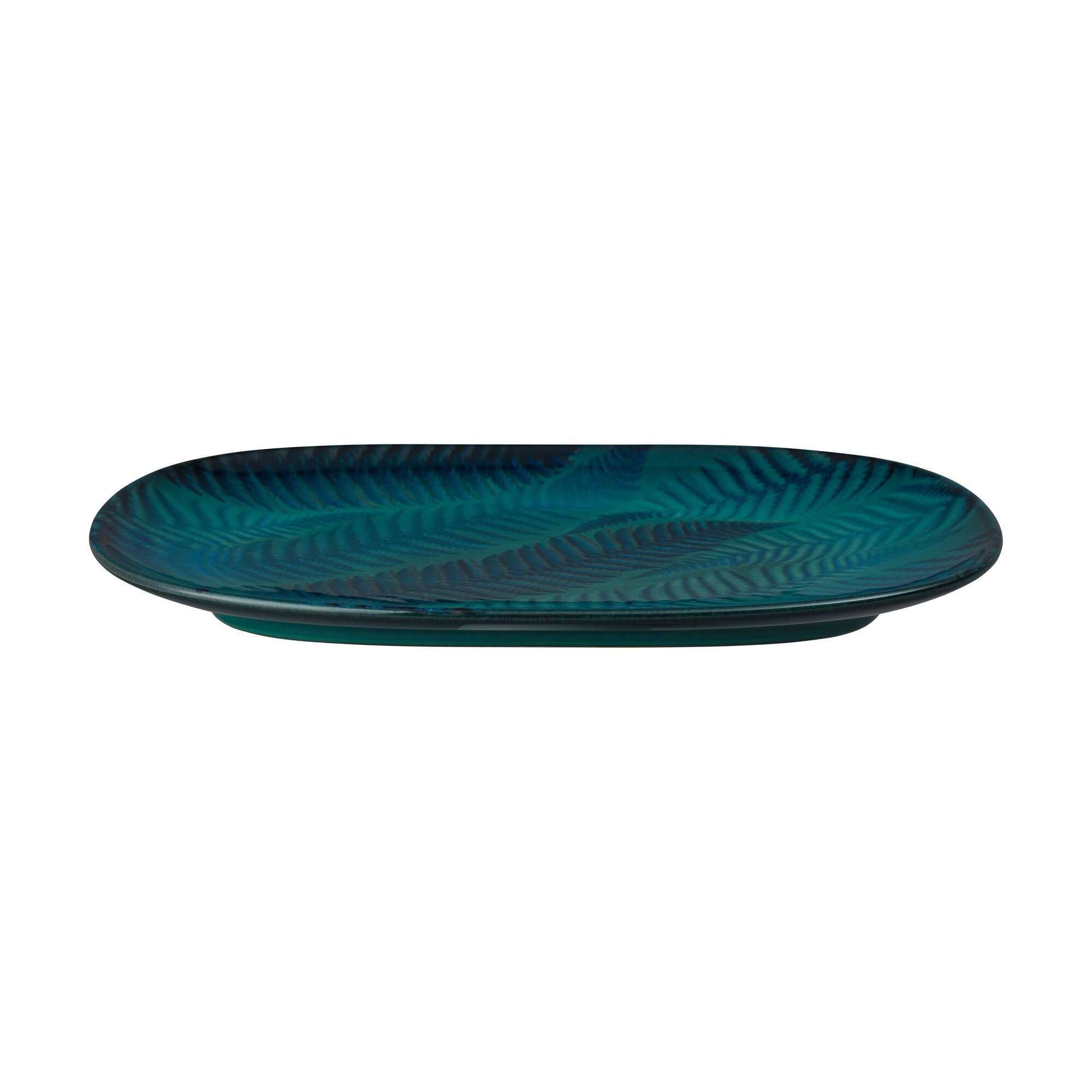 Product photograph of Statements Fern Green Large Oblong Platter from Denby Retail Ltd