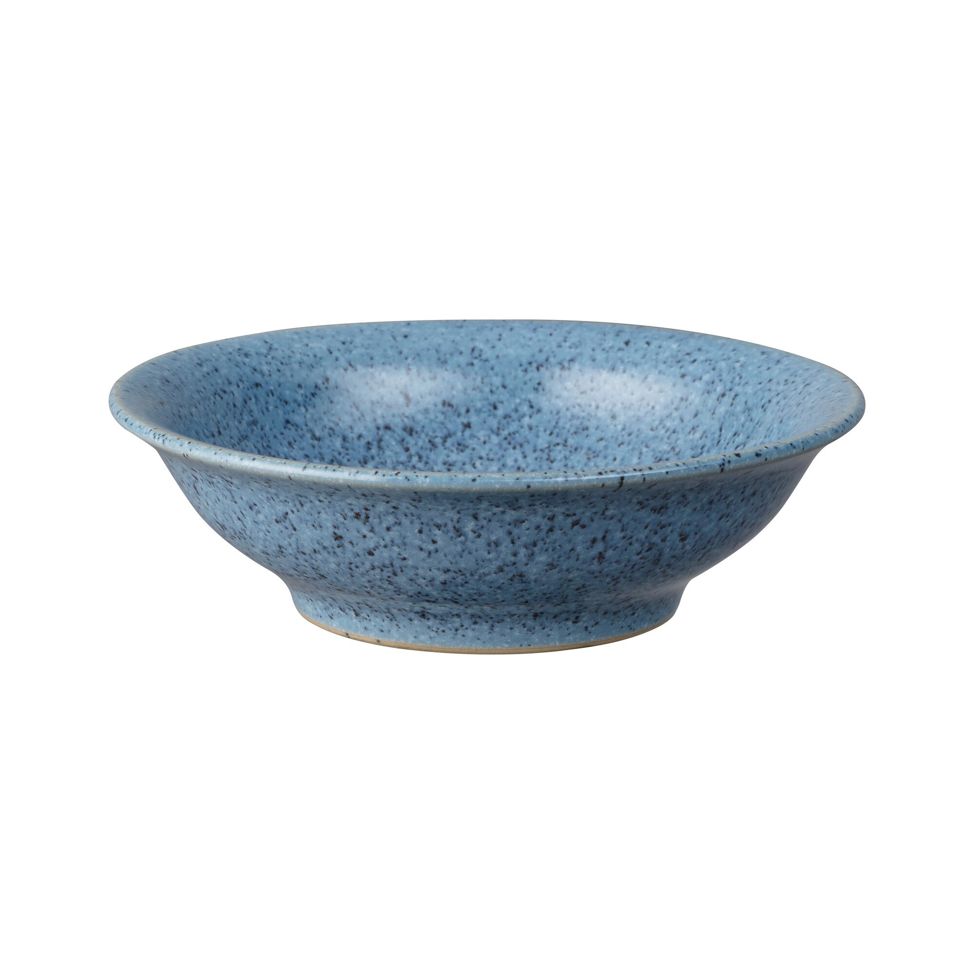 Product photograph of Studio Blue Flint Small Shallow Bowl from Denby Retail Ltd