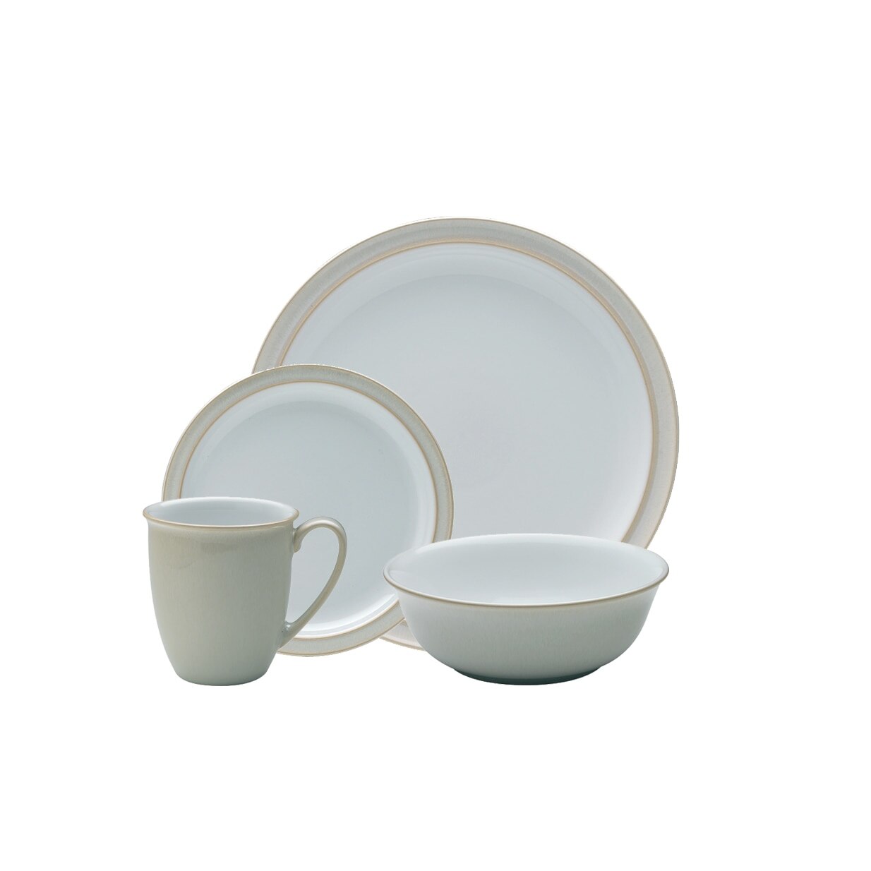 Product photograph of Linen 16 Piece Tableware Set from Denby Retail Ltd