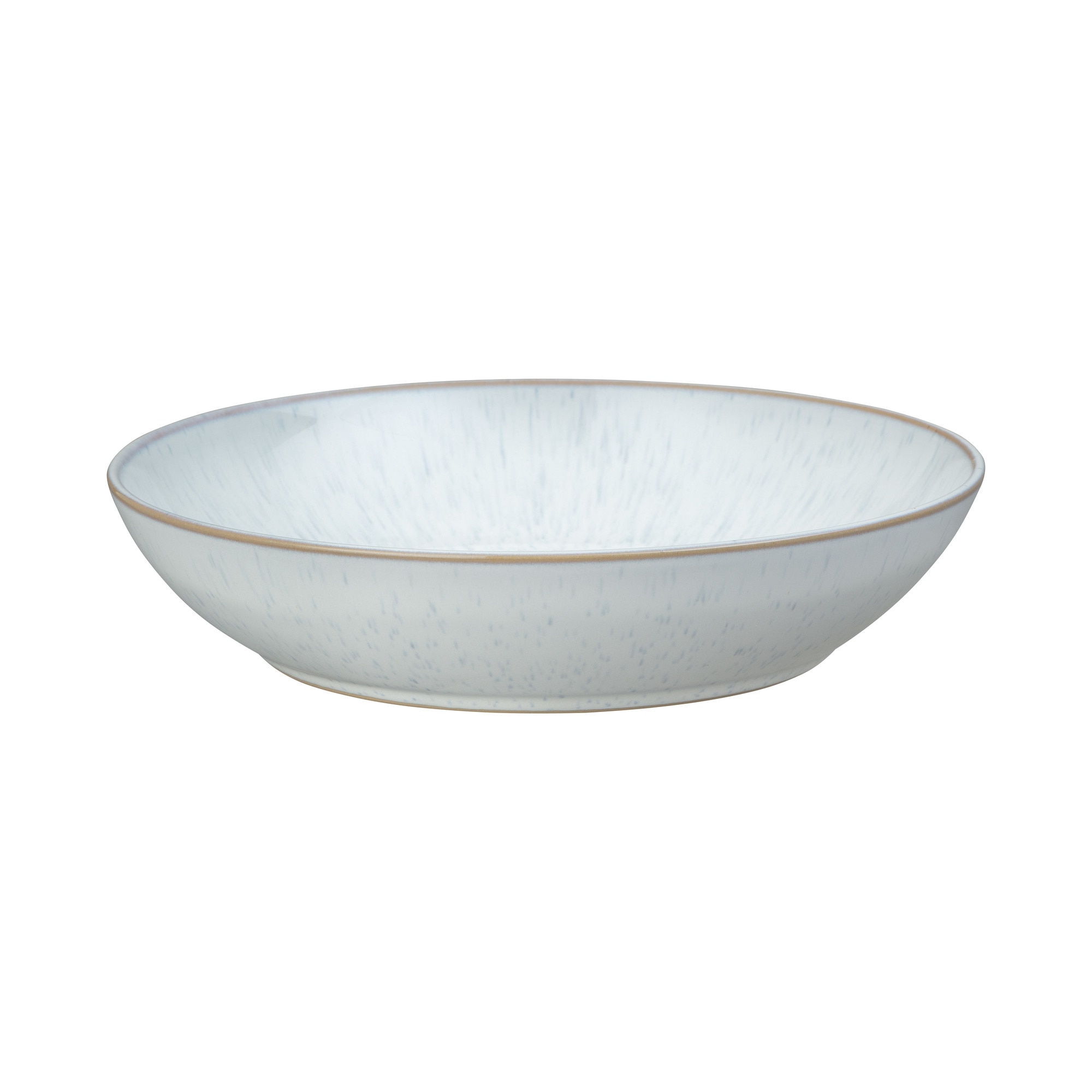 Product photograph of White Speckle Pasta Bowl from Denby Retail Ltd