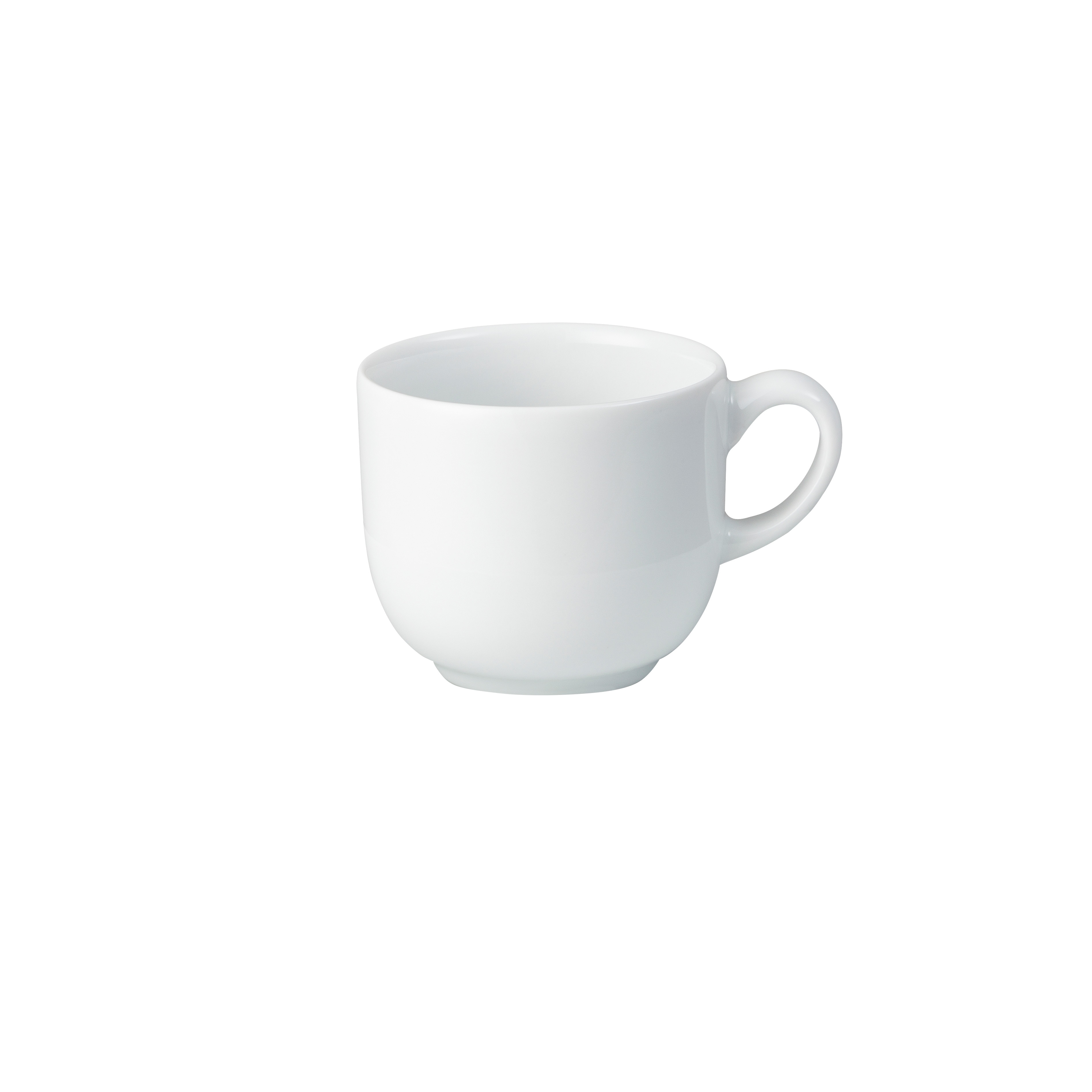 Product photograph of White By Denby Espresso Cup from Denby Retail Ltd