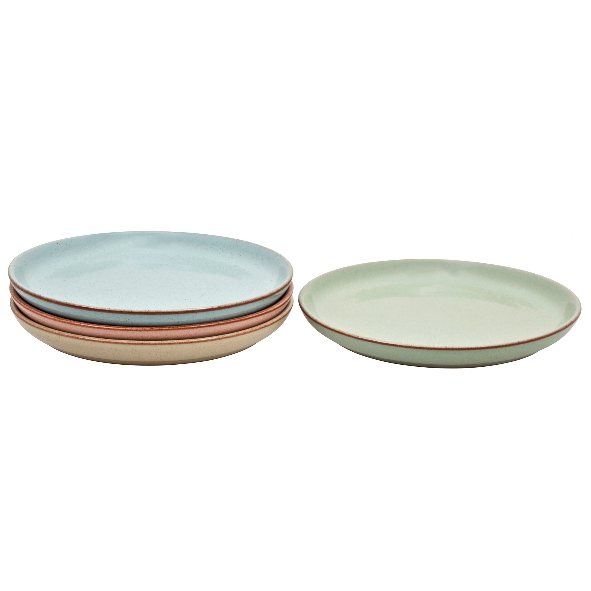 Product photograph of Always Entertaining Deli 4 Piece Coupe Dinner Plate Set from Denby Retail Ltd