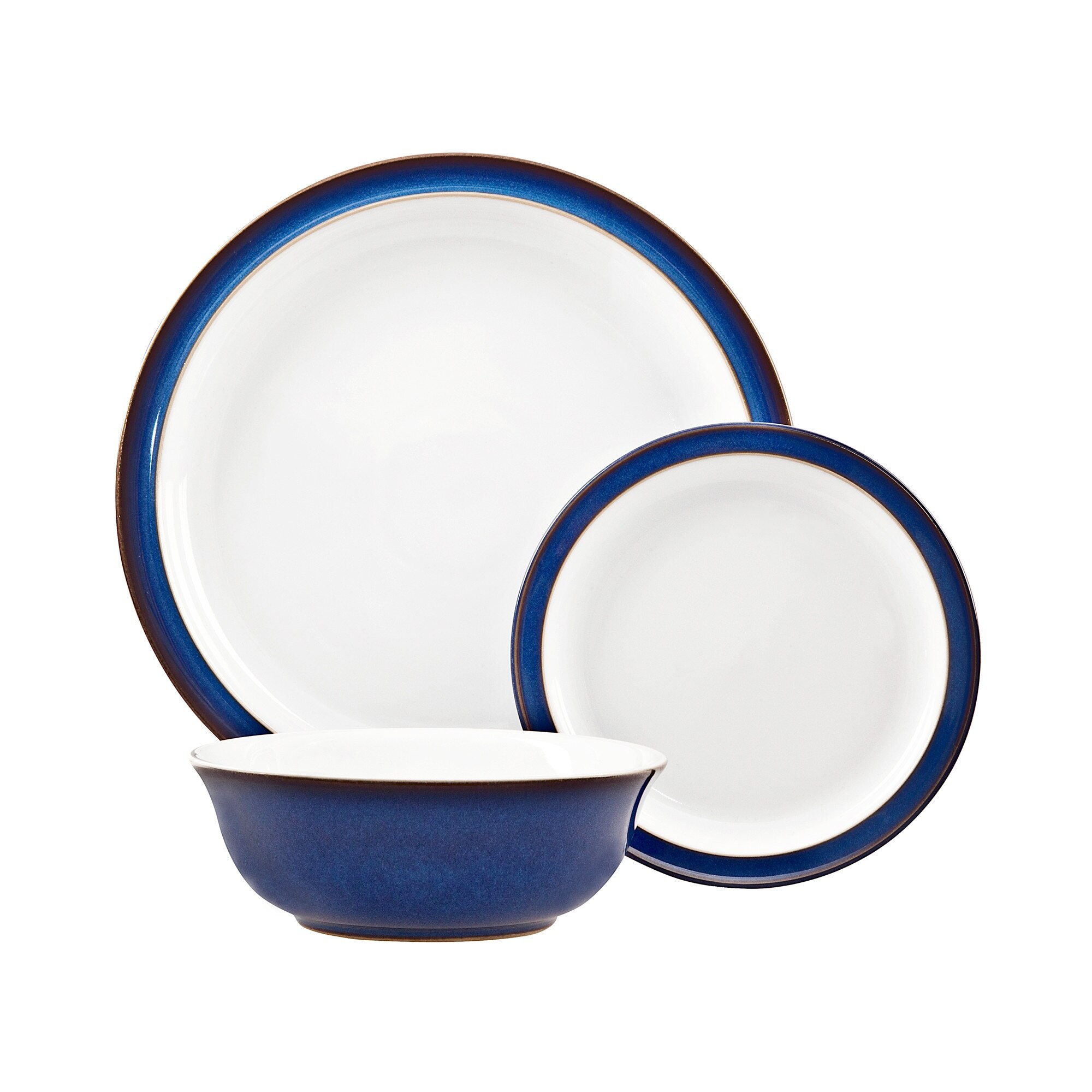 Product photograph of Imperial Blue 12 Piece Tableware Set from Denby Retail Ltd