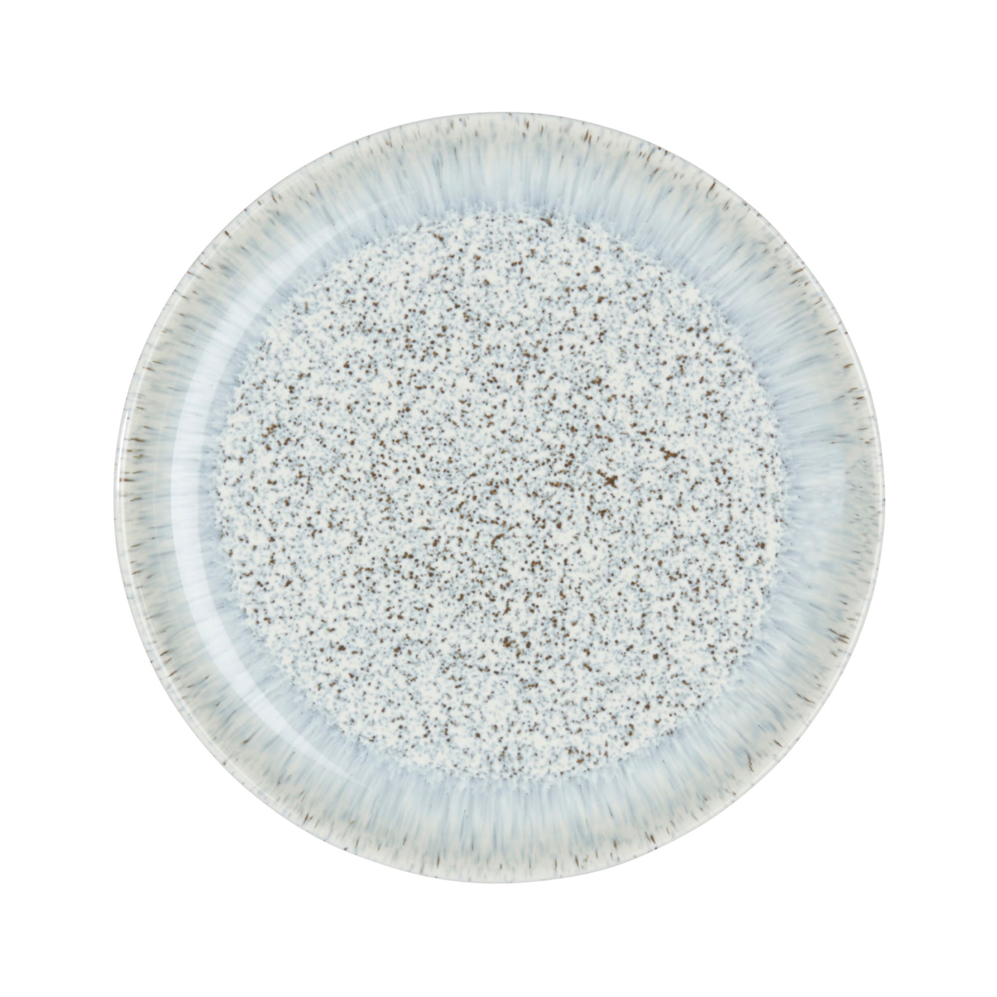 Product photograph of Halo Speckle Medium Coupe Plate from Denby Retail Ltd