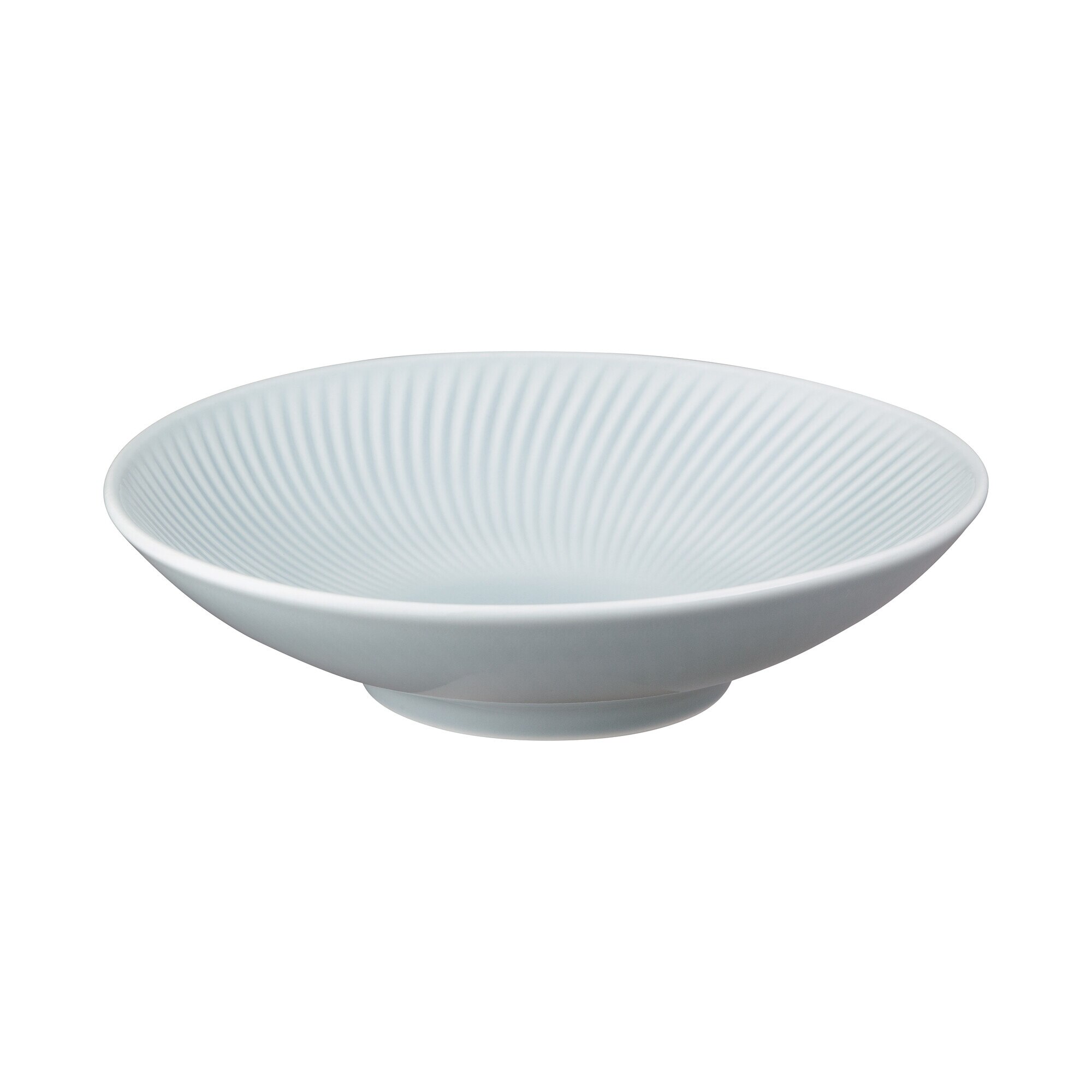 Product photograph of Porcelain Arc Grey Pasta Bowl from Denby Retail Ltd