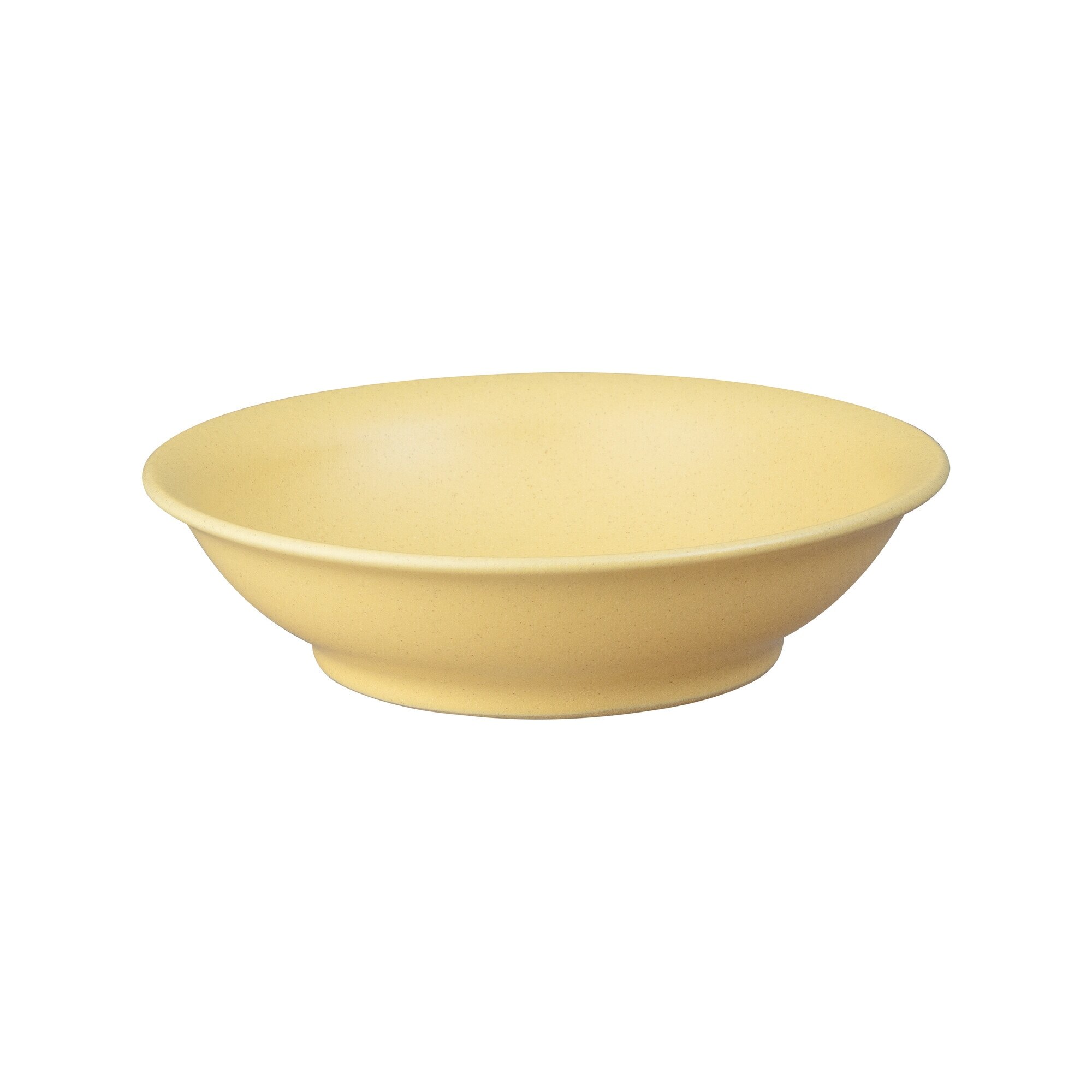 Product photograph of Impression Mustard Medium Shallow Bowl Seconds from Denby Retail Ltd