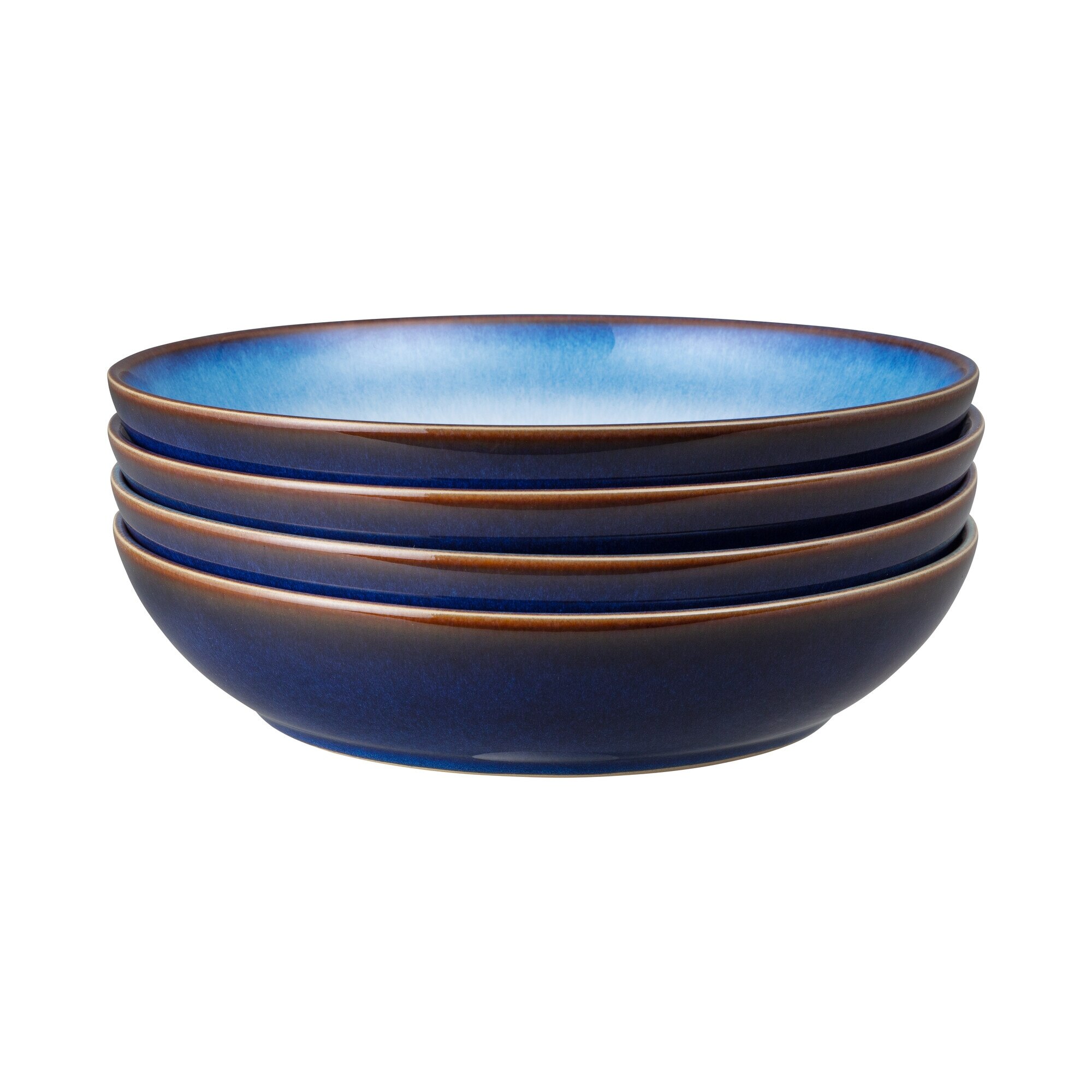 Product photograph of Blue Haze 4pc Pasta Bowl Set from Denby Retail Ltd
