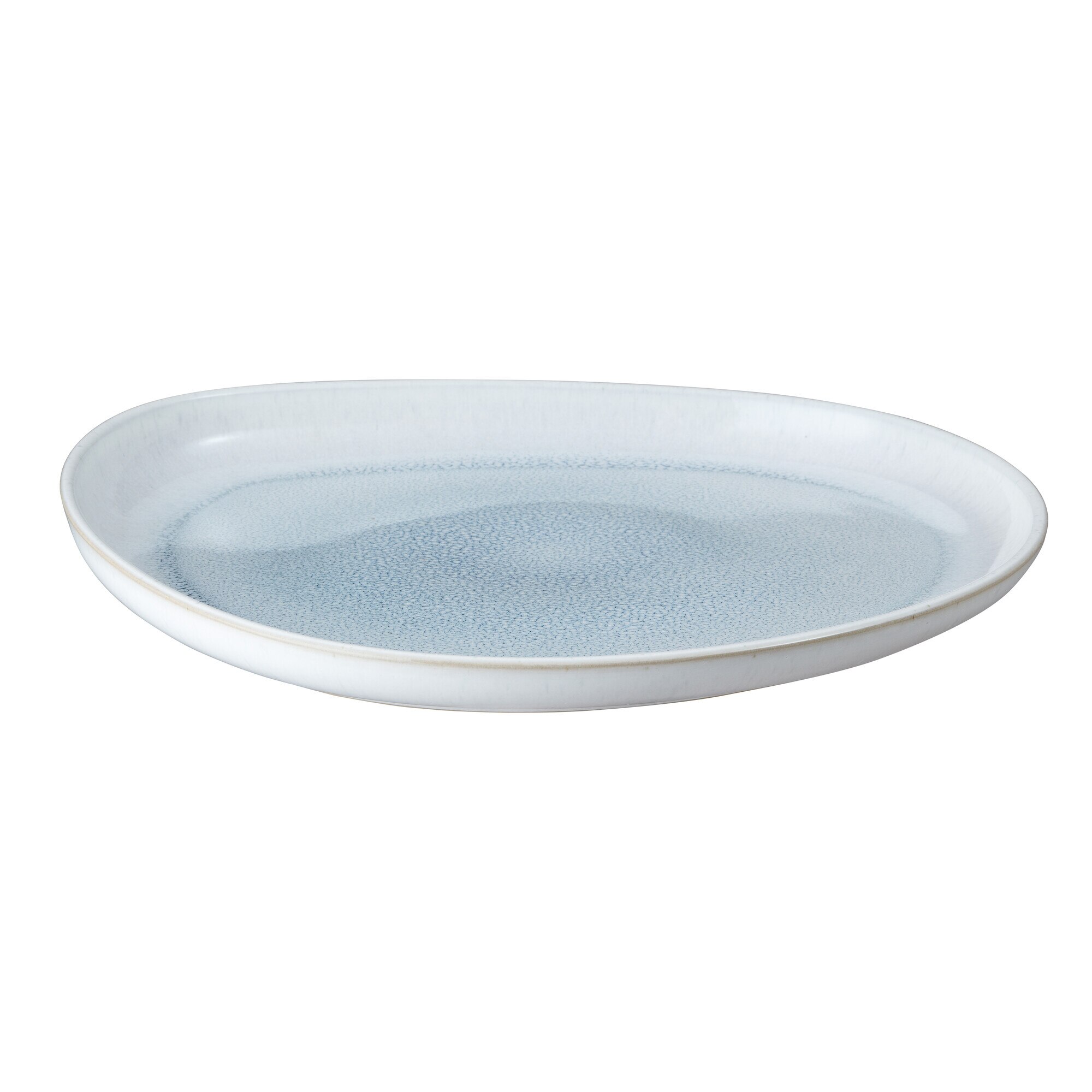 Product photograph of Denby Kiln Blue Organic Platter from Denby Retail Ltd
