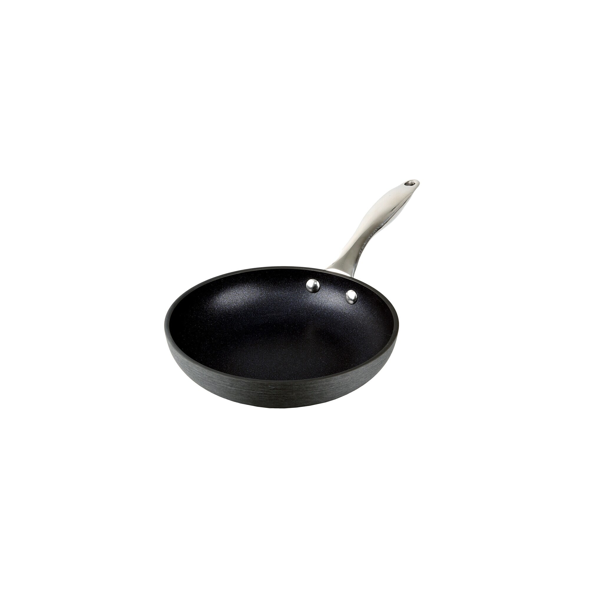 Product photograph of Denby Hard Anodised 20cm Open Frypan Induction Base from Denby Retail Ltd