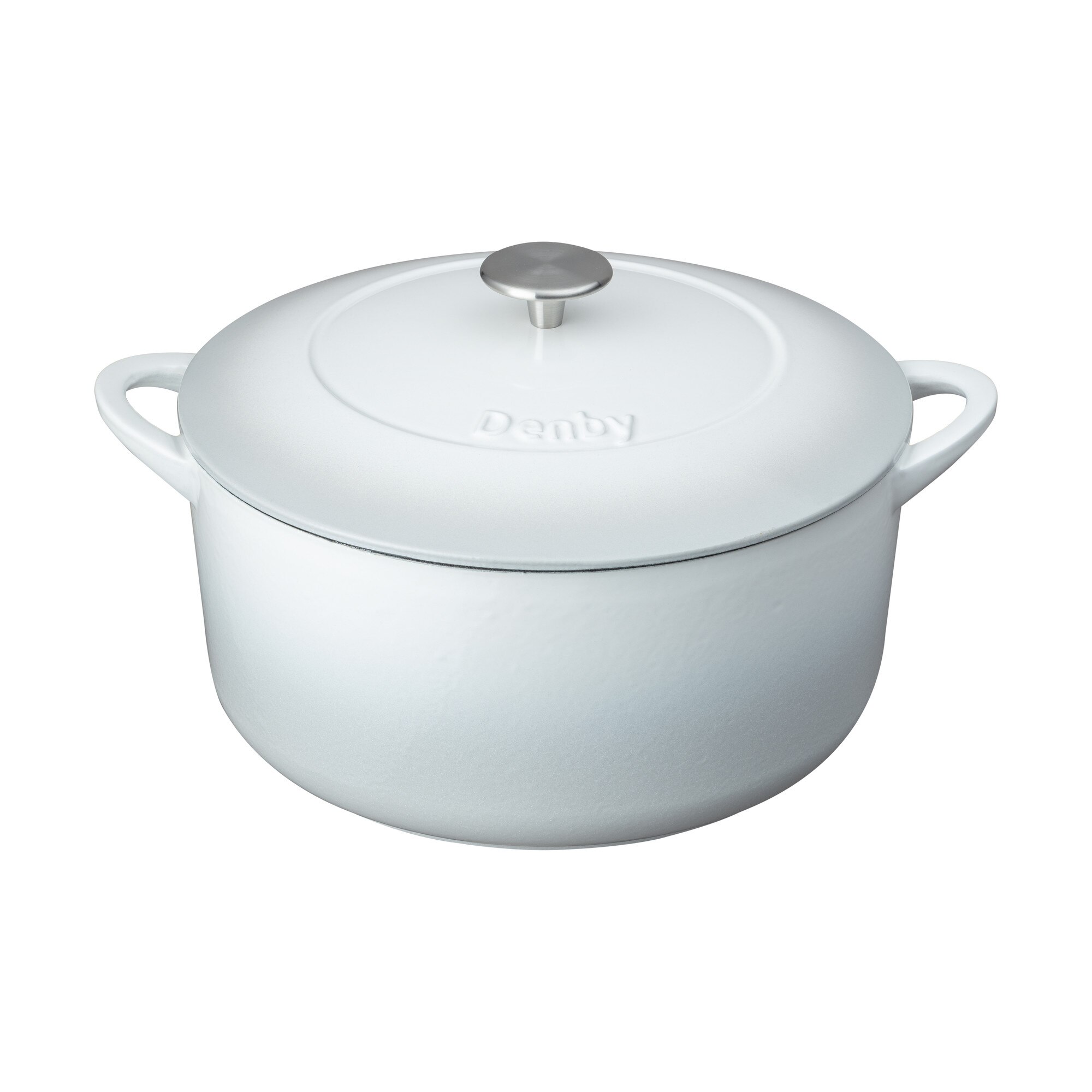 Product photograph of Natural Canvas Cast Iron 28cm Round Casserole from Denby Retail Ltd