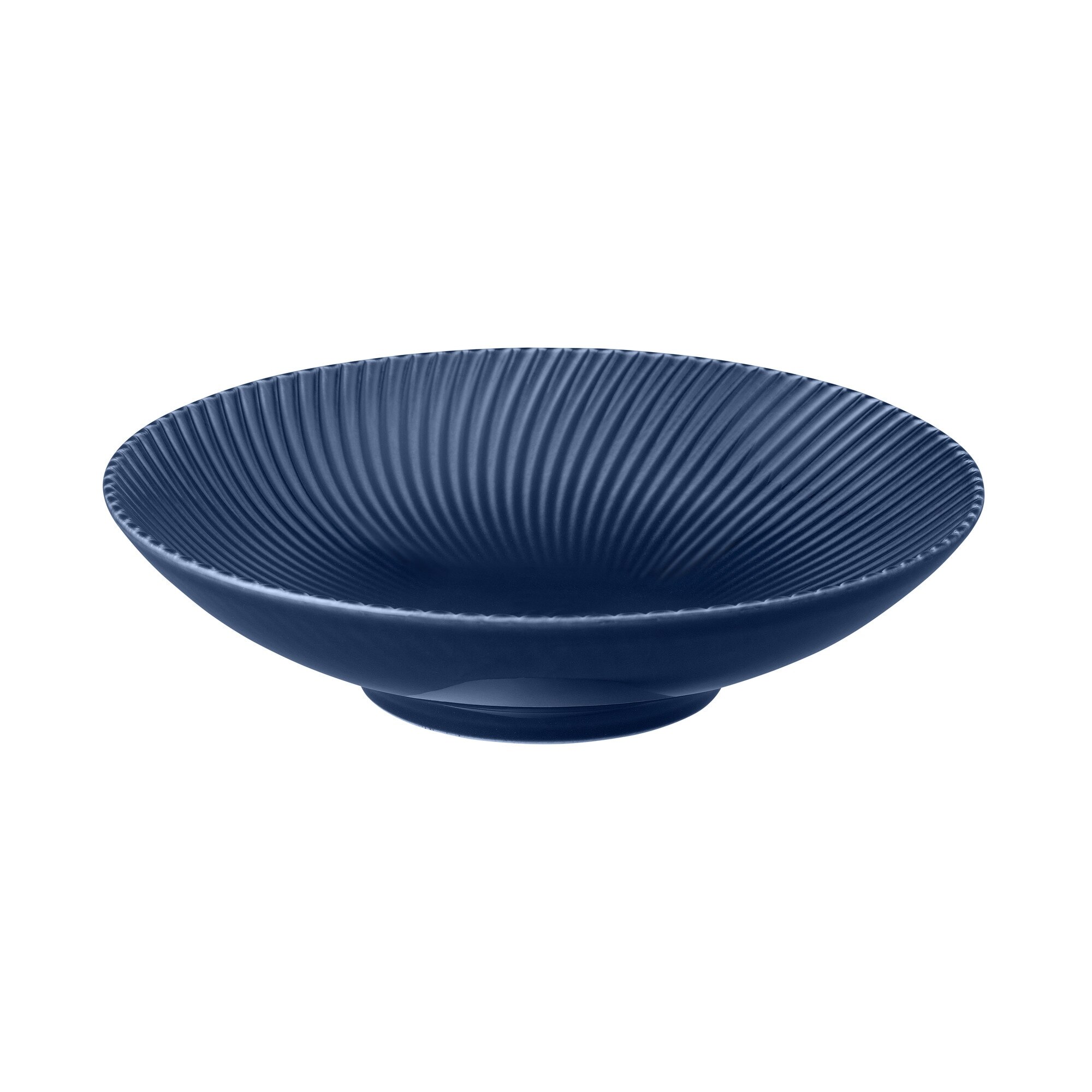 Product photograph of Porcelain Arc Blue Pasta Bowl from Denby Retail Ltd