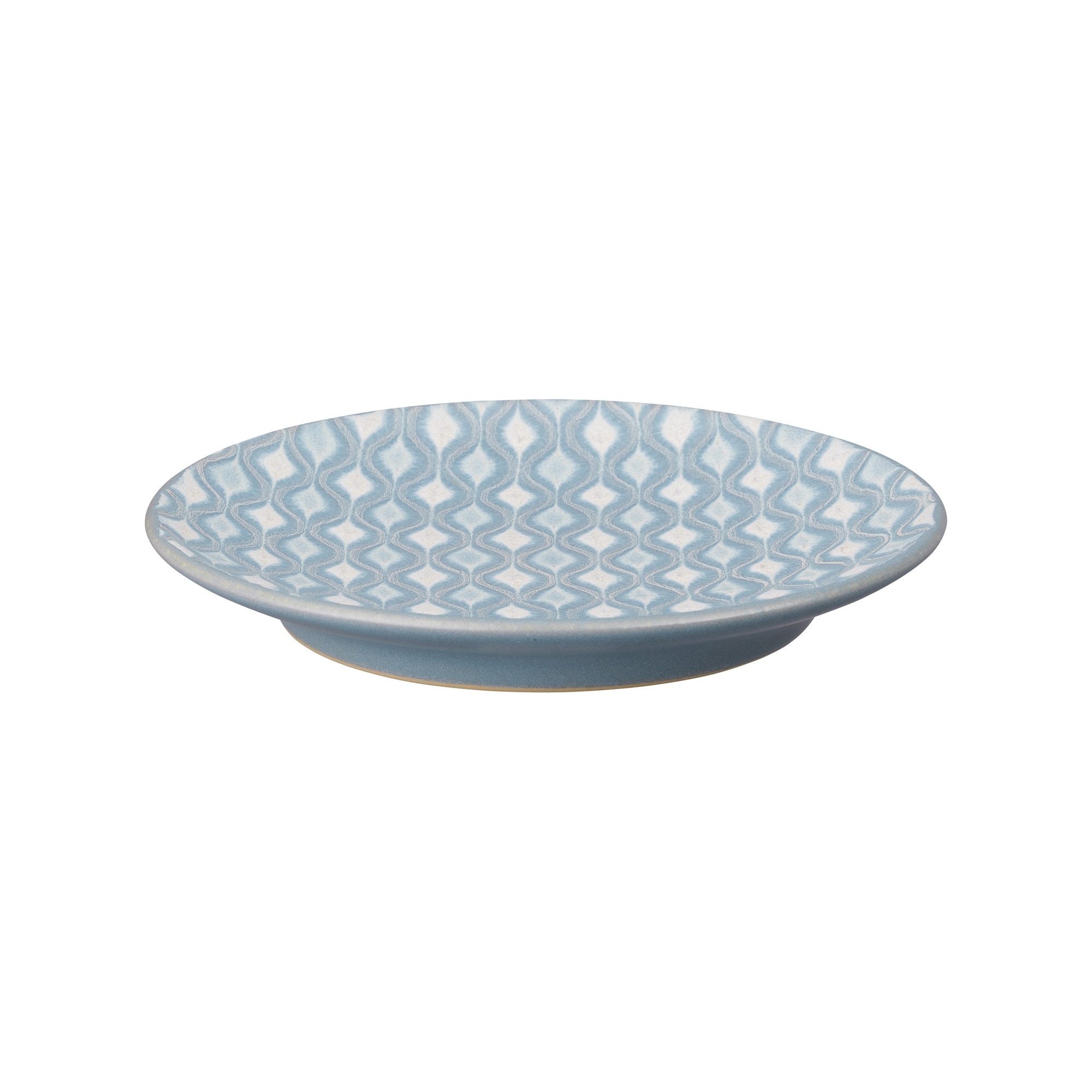 Product photograph of Impression Blue Hourglass Small Plate from Denby Retail Ltd