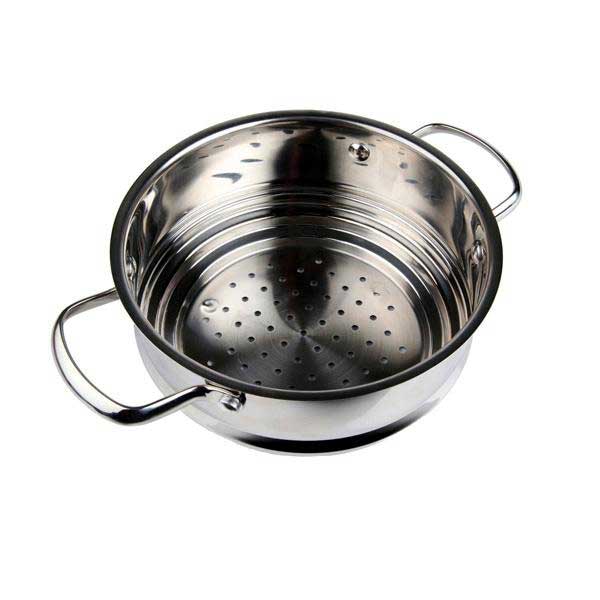 Product photograph of D200 Stainless Steel D20cm Steamer Insert from Denby Retail Ltd