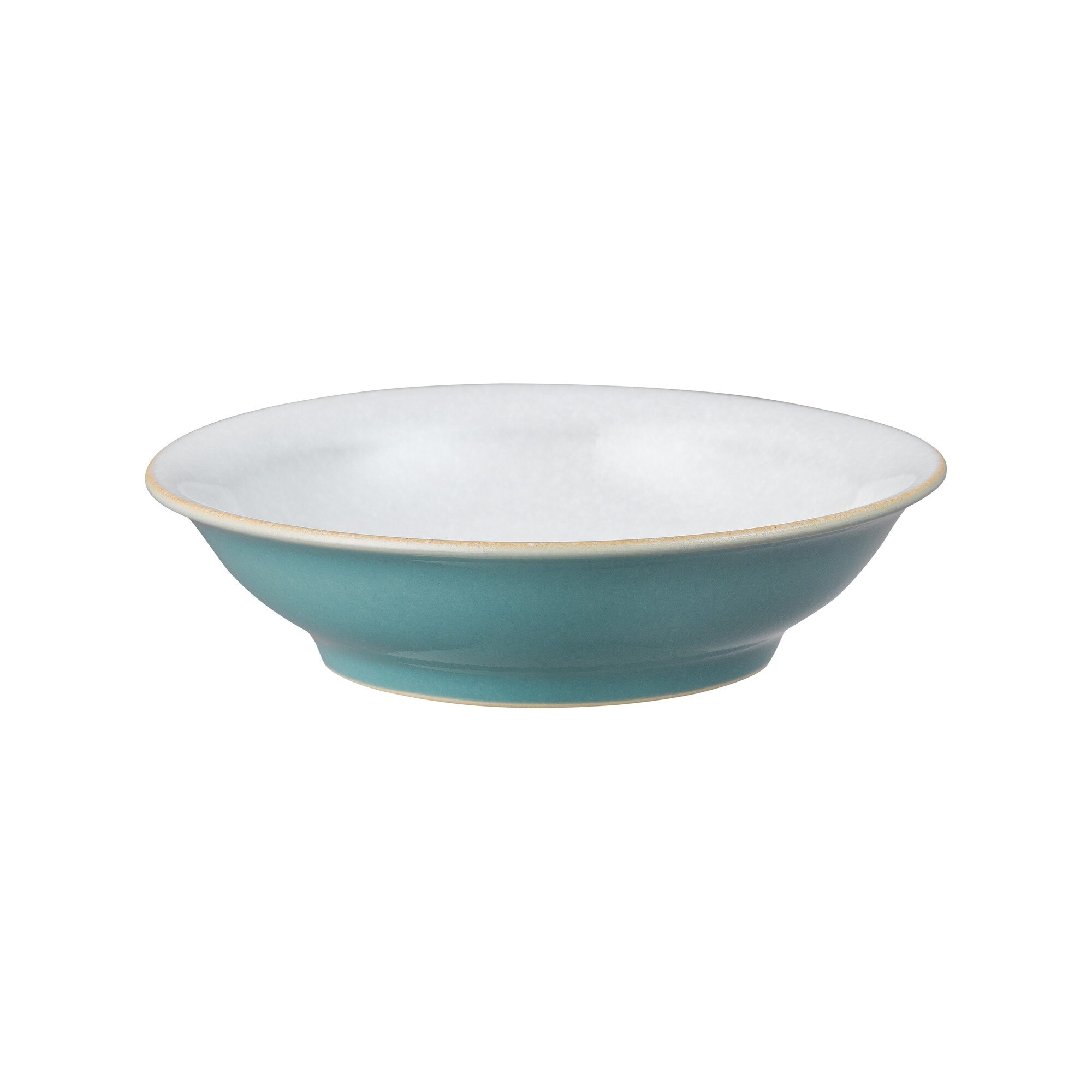Product photograph of Elements Fern Green Medium Shallow Bowl from Denby Retail Ltd