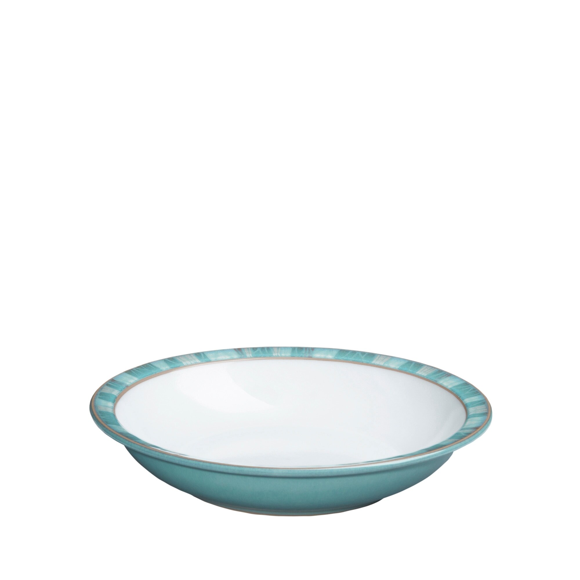 Product photograph of Azure Coast Shallow Rimmed Bowl from Denby Retail Ltd