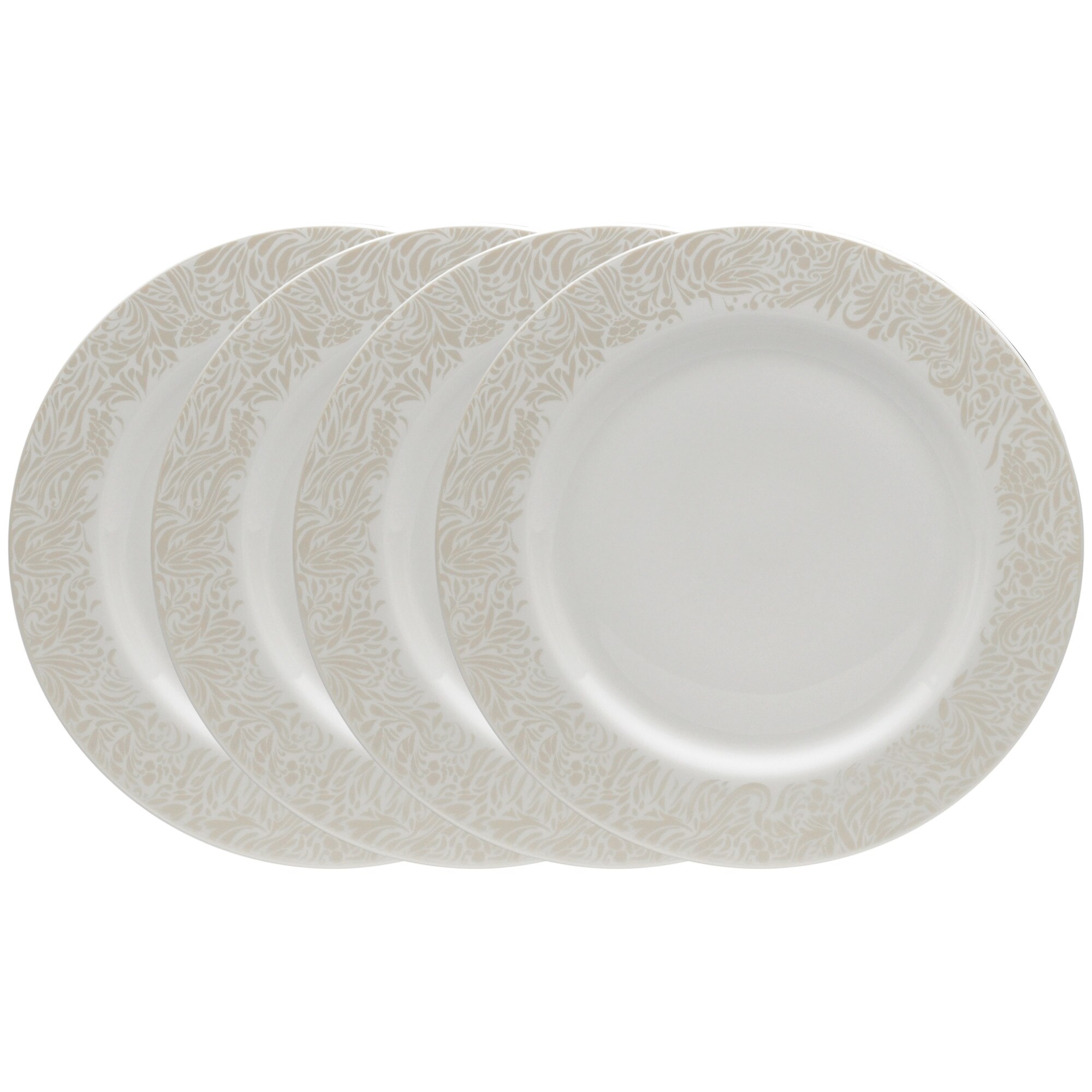 Product photograph of Monsoon Lucille Gold Dinner Plate Set Of 4 from Denby Retail Ltd