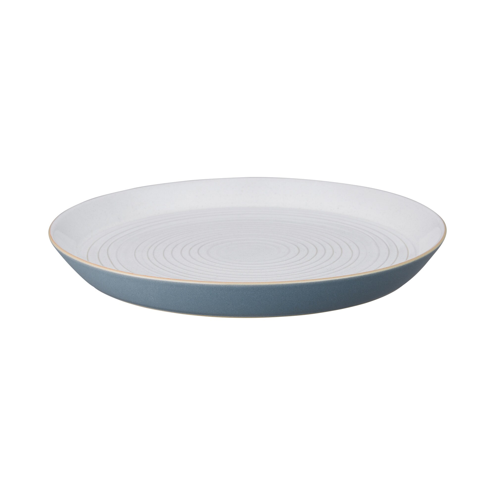 Product photograph of Impression Blue Spiral Dinner Plate Seconds from Denby Retail Ltd