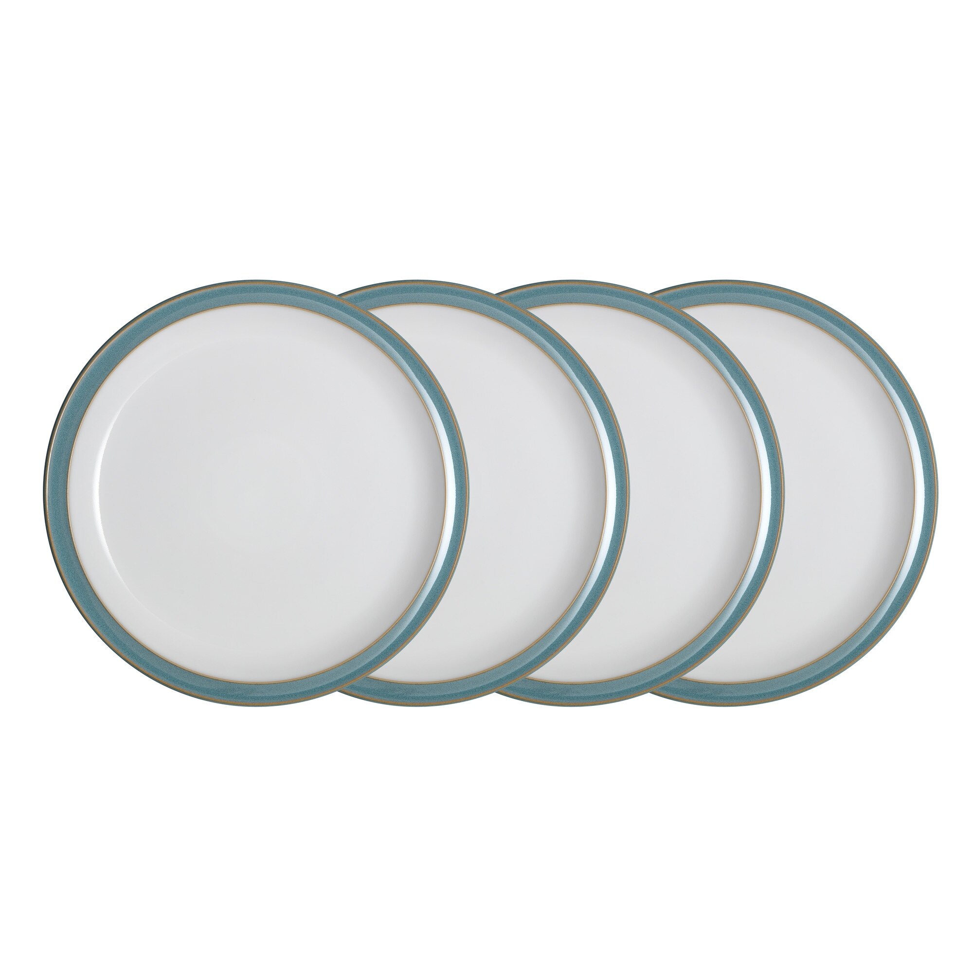 Product photograph of Azure 4 Piece Dinner Plate Set from Denby Retail Ltd