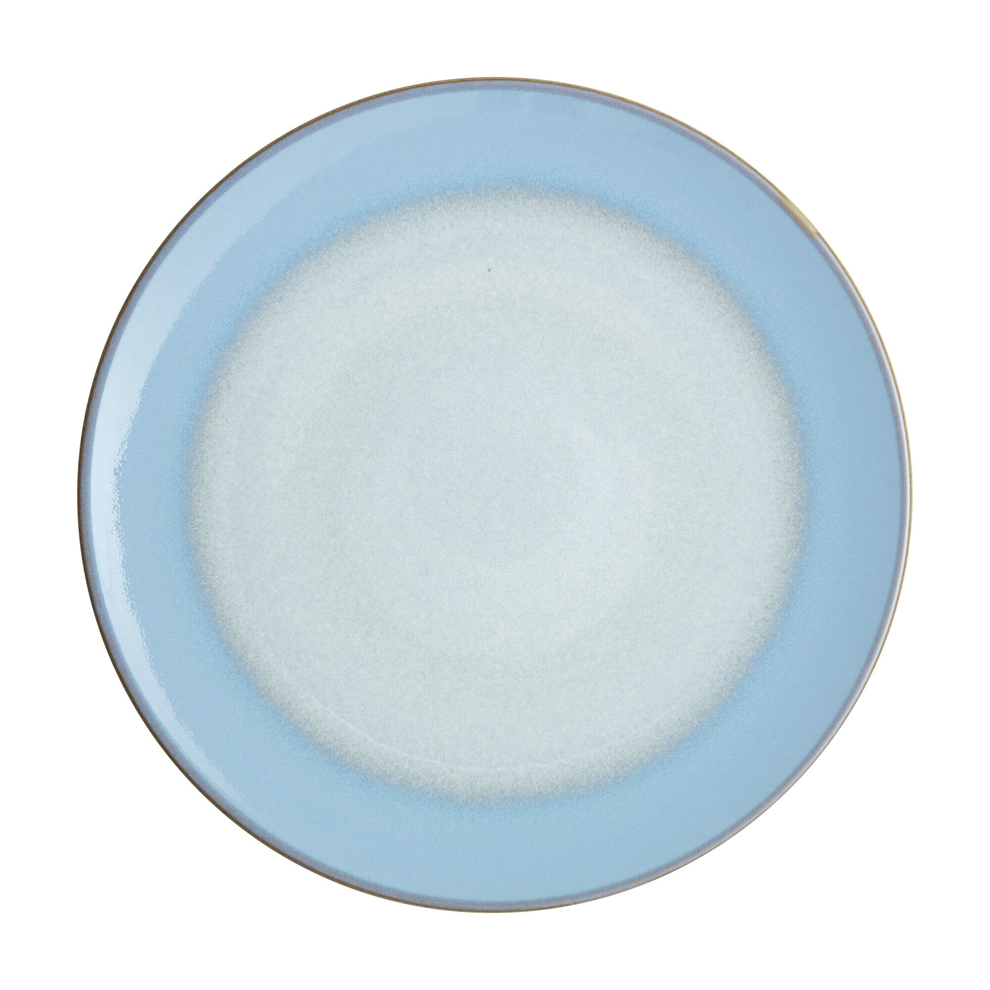 Product photograph of Topaz Blue Dinner Plate Seconds from Denby Retail Ltd