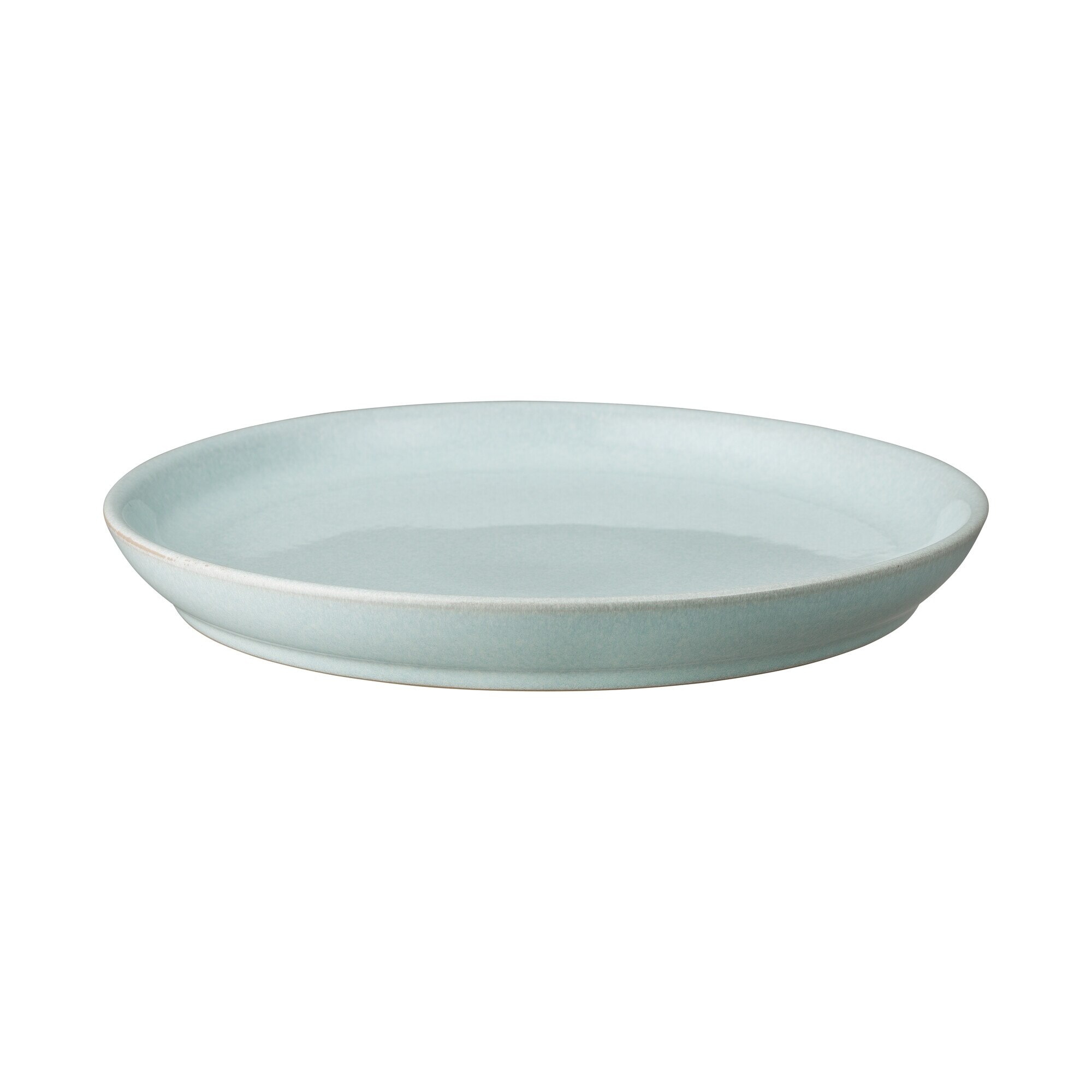 Product photograph of Elements Jade Light Green Coupe Dinner Plate from Denby Retail Ltd