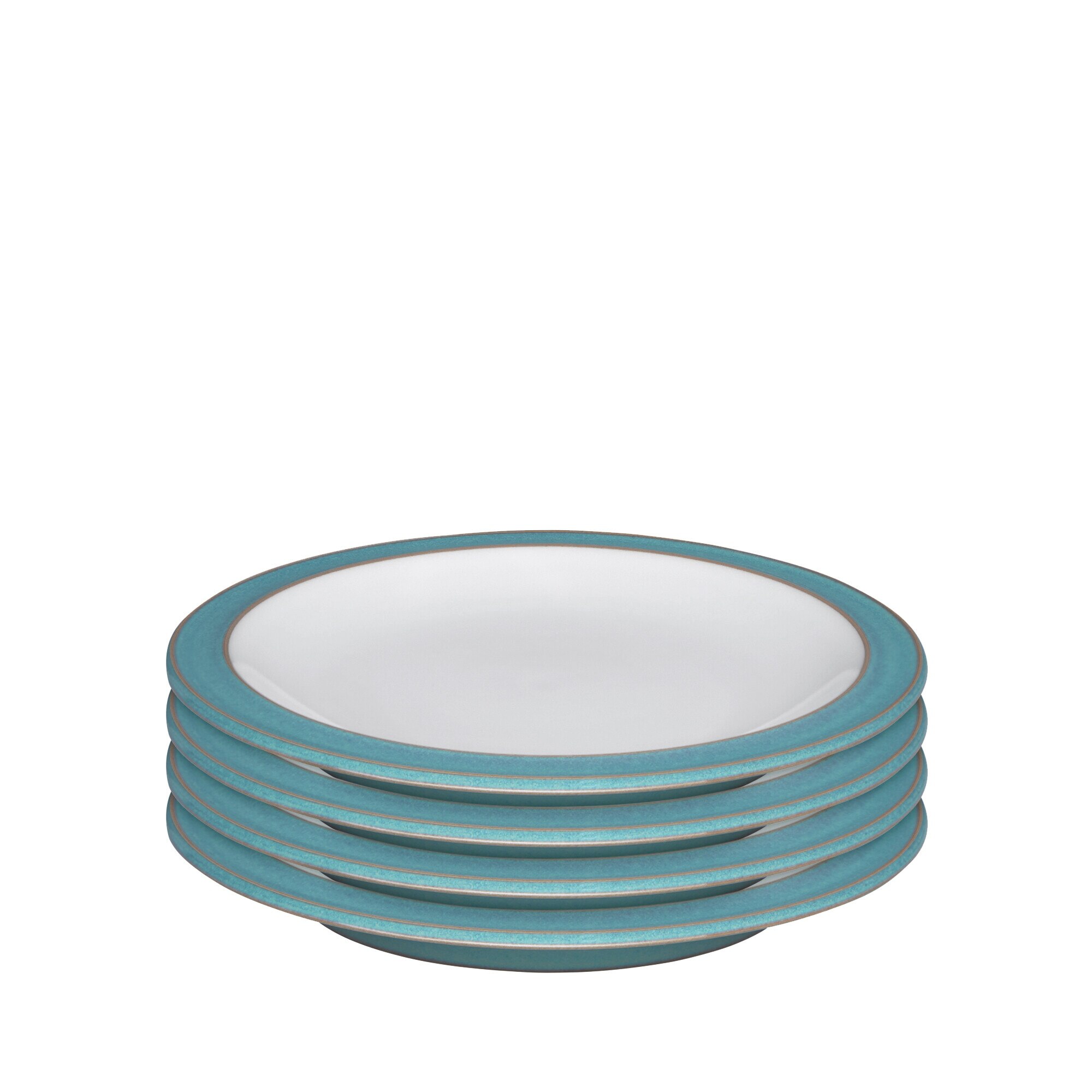 Product photograph of Azure Set Of 4 Small Plates from Denby Retail Ltd