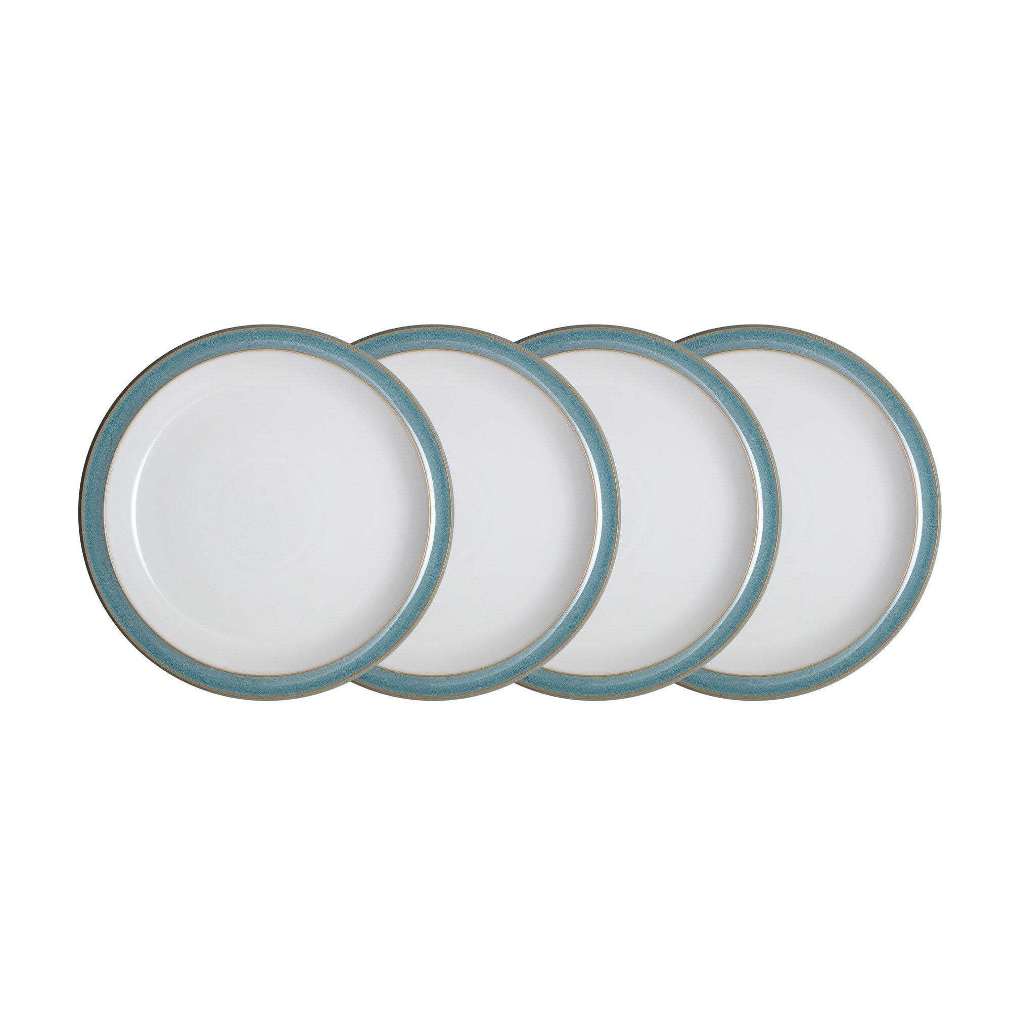 Product photograph of Azure 4 Piece Medium Plate Set from Denby Retail Ltd