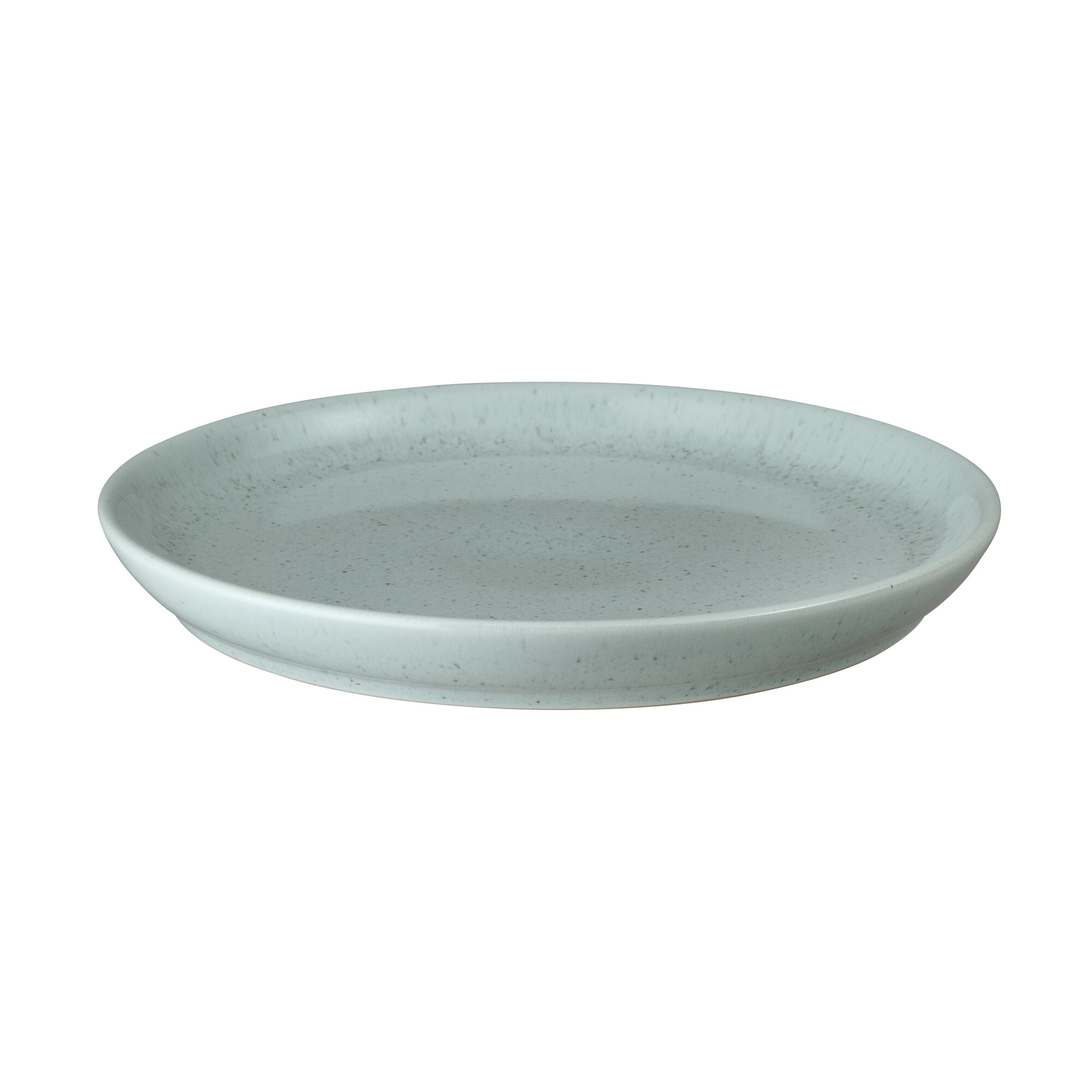 Product photograph of Teal Speckle Coupe Dinner Plate from Denby Retail Ltd