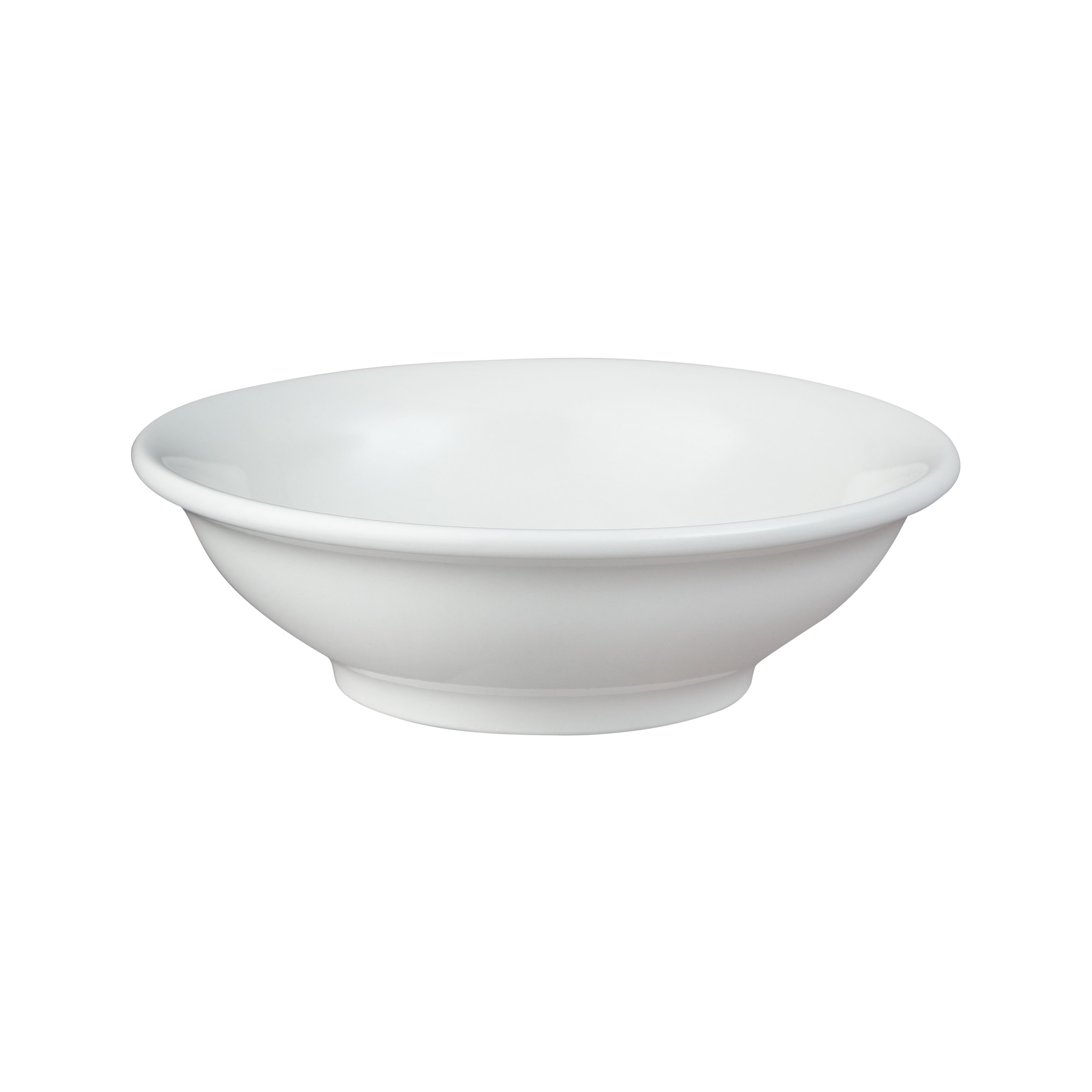 Product photograph of Porcelain Classic White Small Shallow Bowl from Denby Retail Ltd