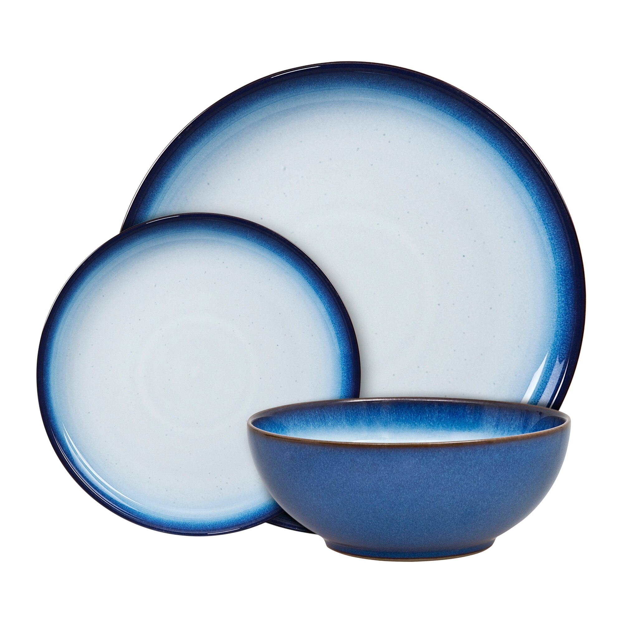 Product photograph of Blue Haze 12 Piece Tableware Set from Denby Retail Ltd