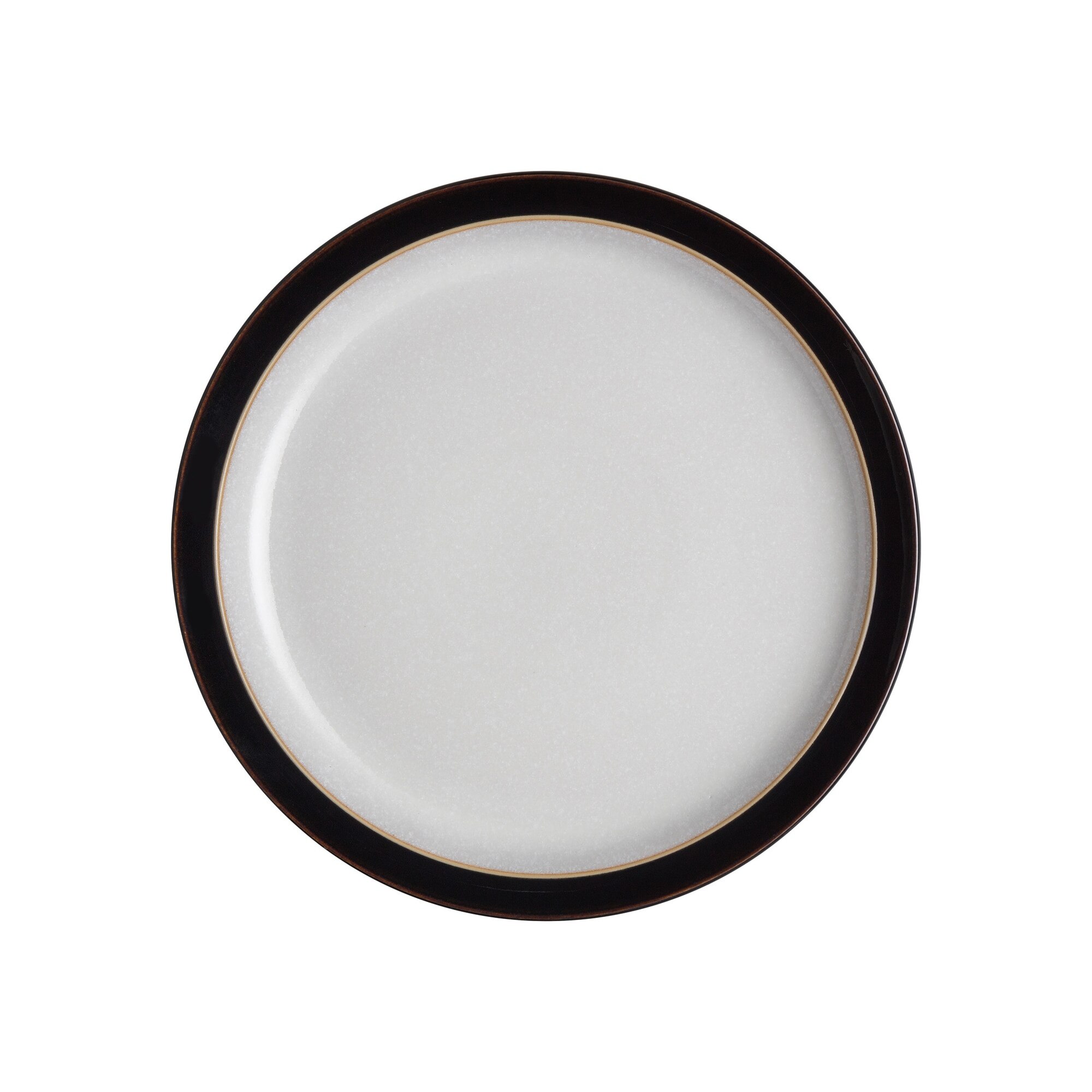 Product photograph of Elements Black Medium Plate from Denby Retail Ltd