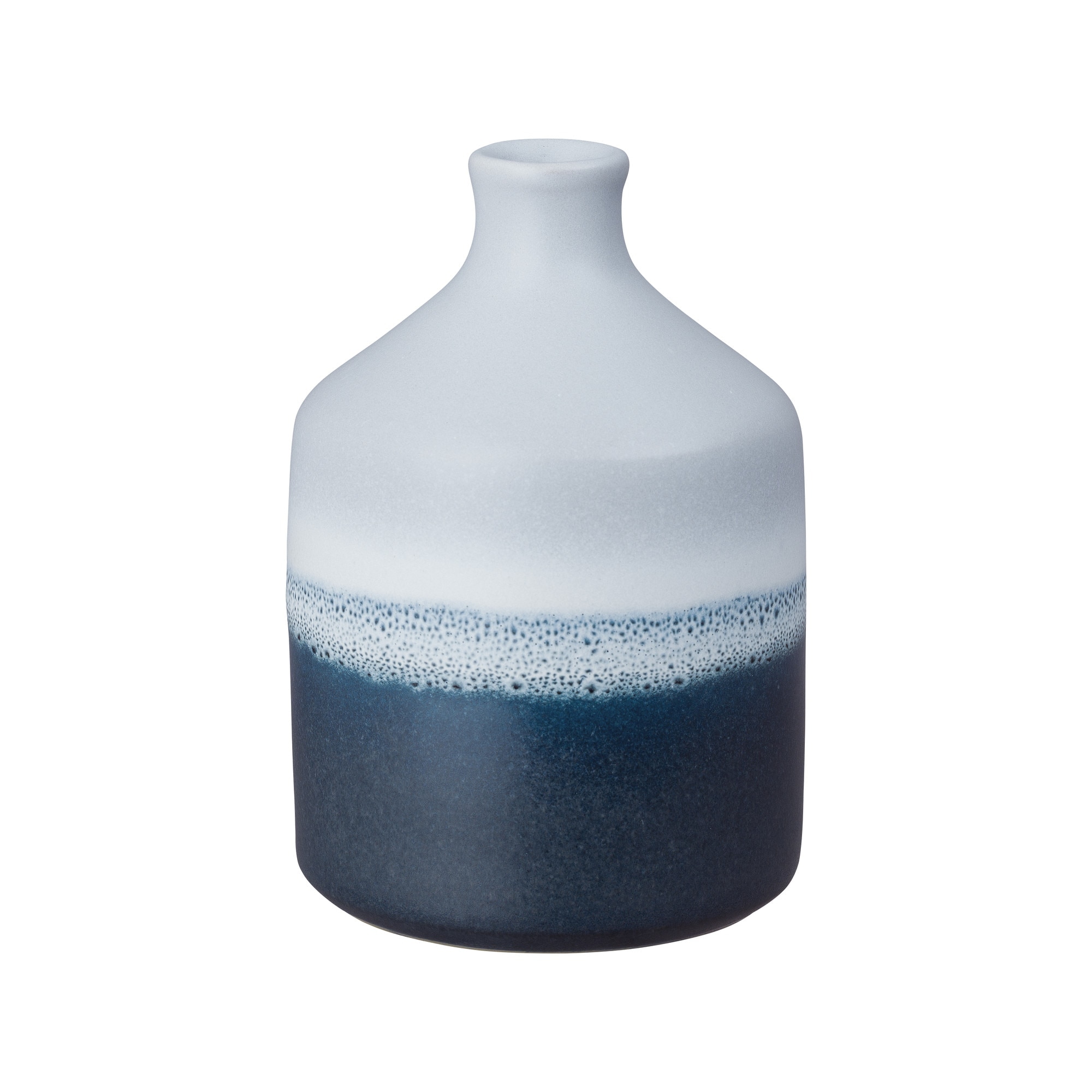 Product photograph of Mineral Blue Small Bottle Vase from Denby Retail Ltd